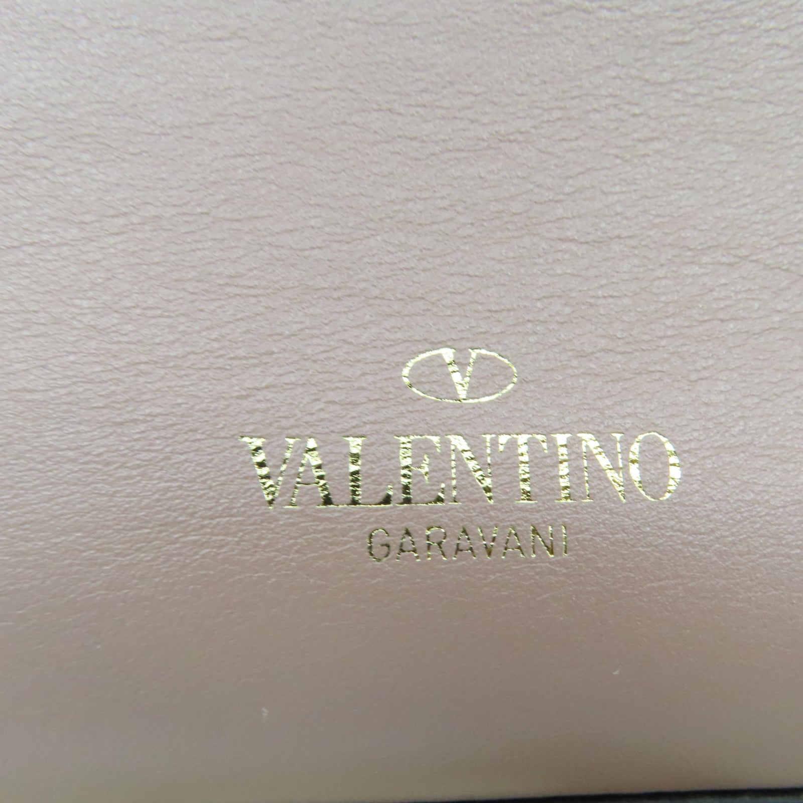 Valentino Calfskin Leather Garavani Rockstud Bag Gold Buckle Shoulder Bag Pink