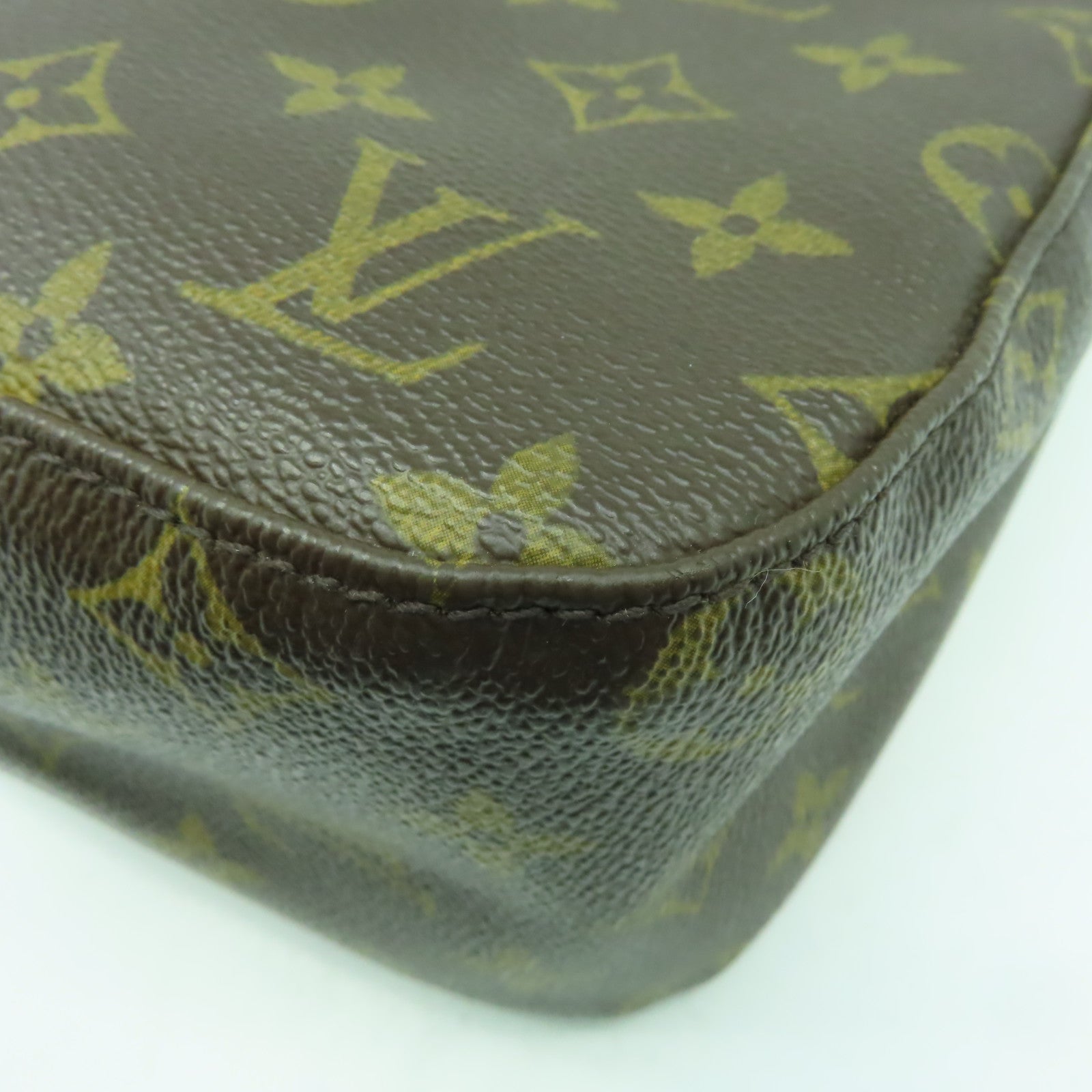 LOUIS VUITTON Monogram Looping MM金扣肩背袋啡色