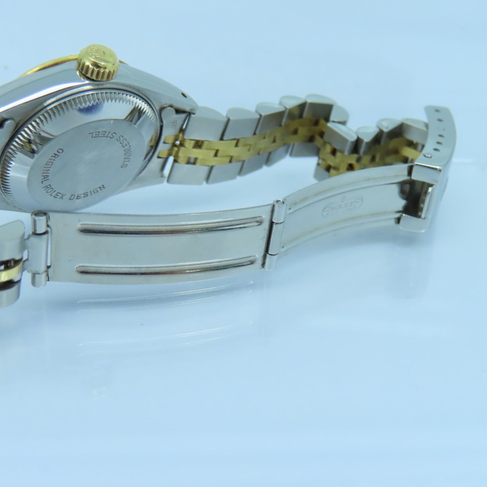 ROLEX Datejust 18K黄金/不鏽鋼手錶自動機芯金色