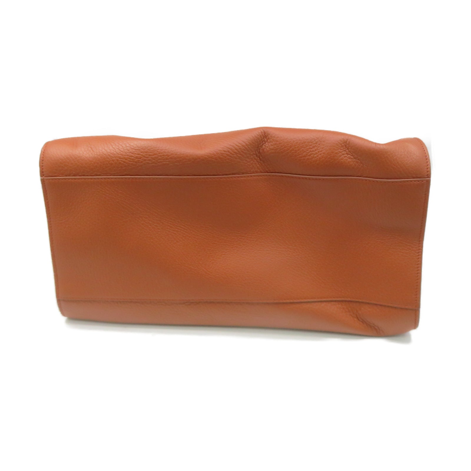 TOD’S 牛皮皮革2 Way Shoulder Bag銀扣手挽肩背兩用袋棕色