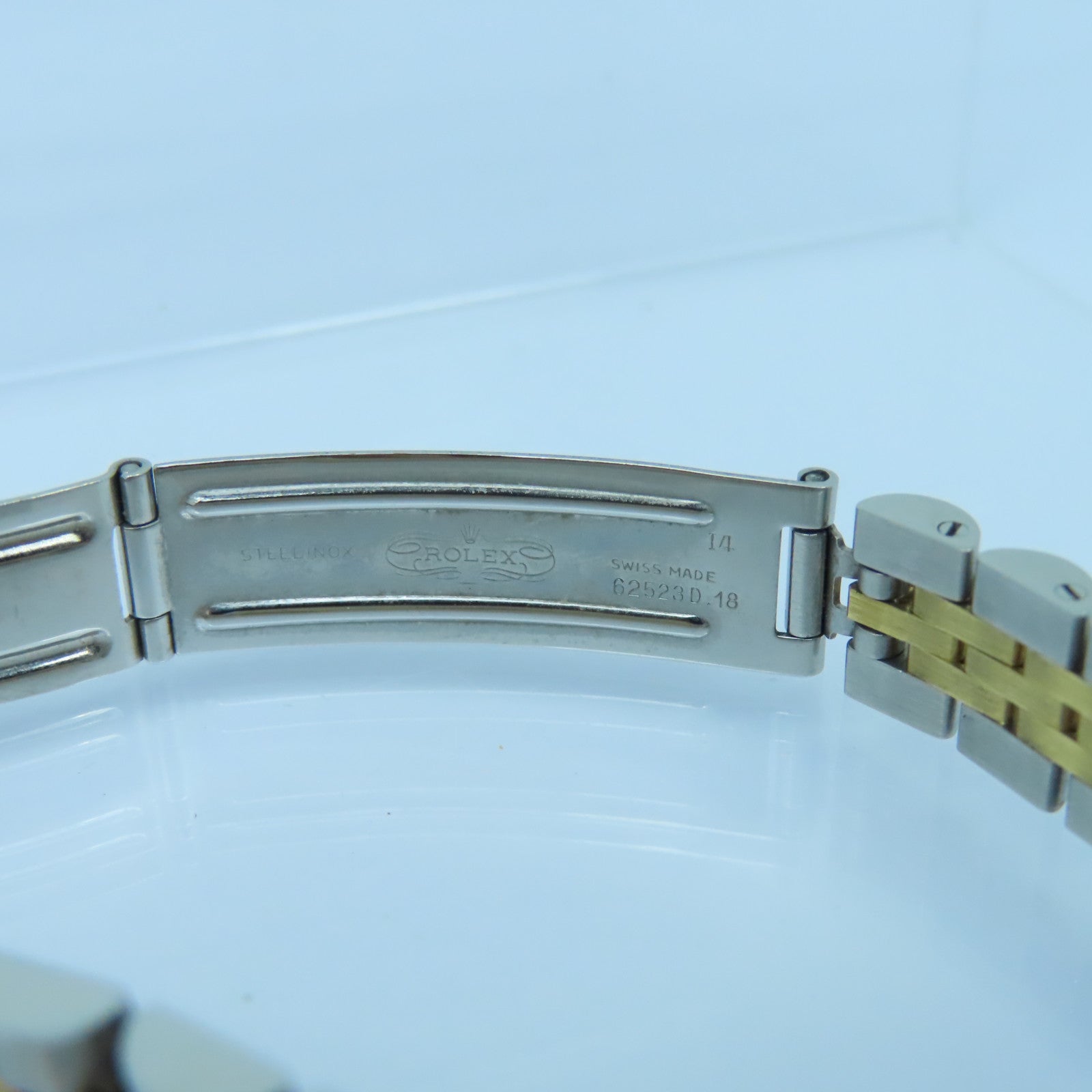 ROLEX Datejust 18K黄金/不鏽鋼手錶自動機芯金色