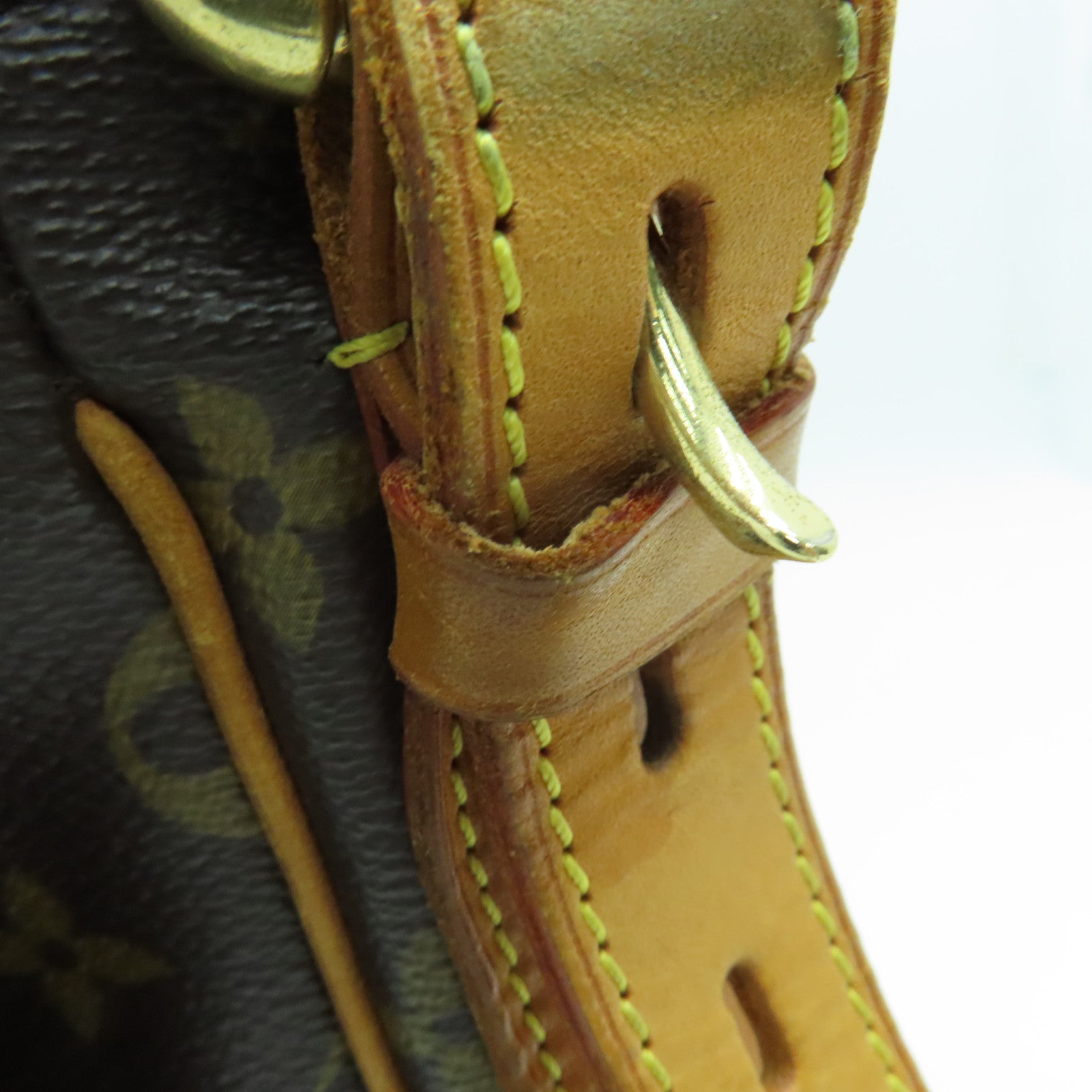LOUIS VUITTON Monogram Tulum GM金扣肩背袋啡色