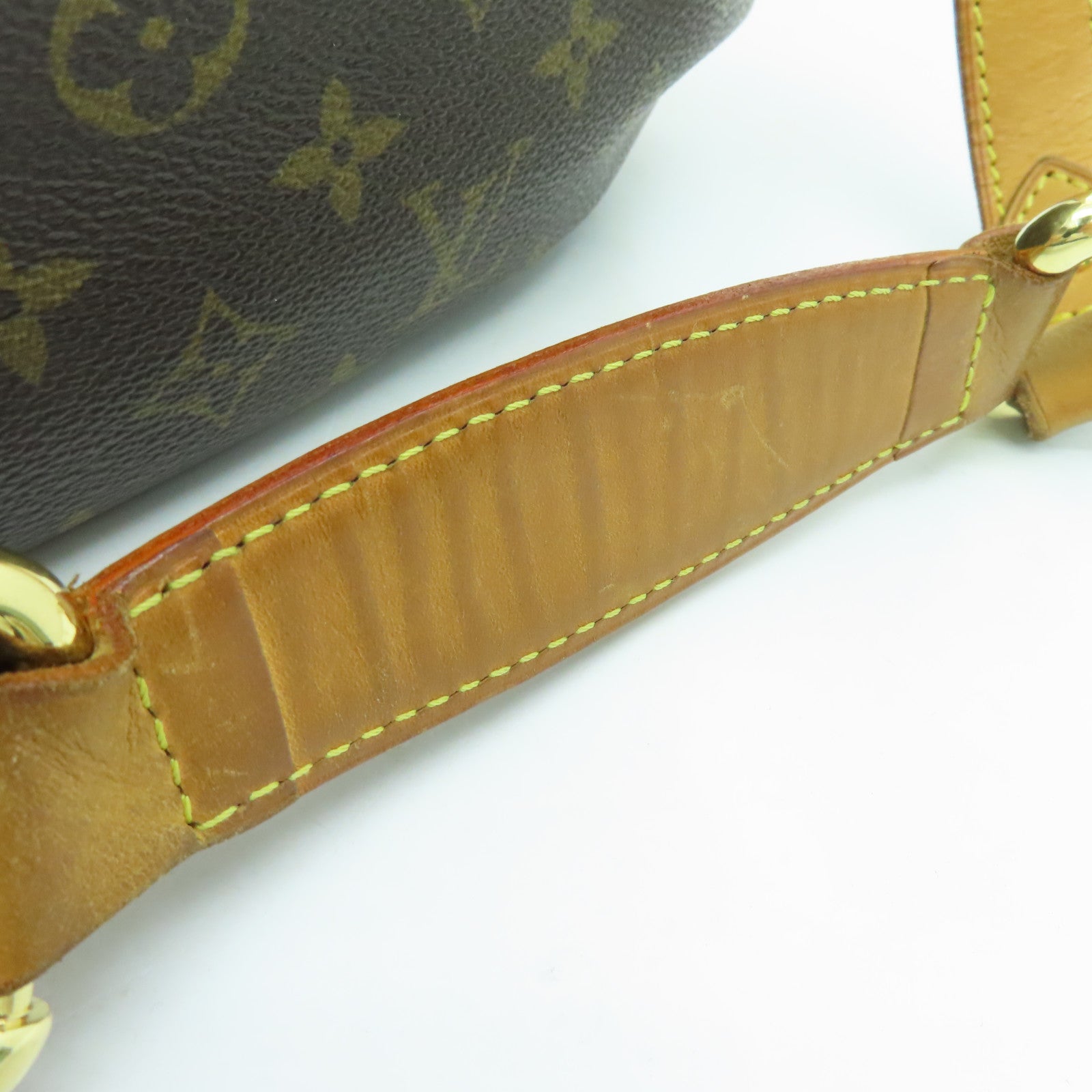 LOUIS VUITTON Monogram Tulum GM金扣肩背袋啡色