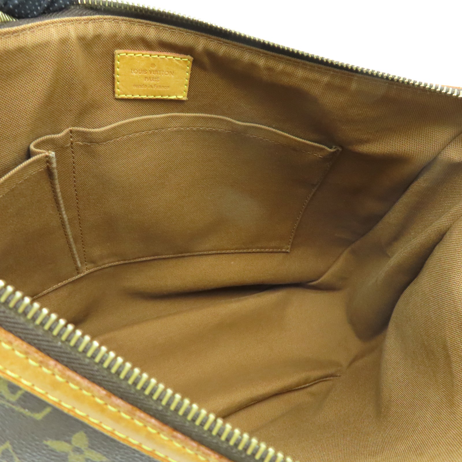 LOUIS VUITTON Monogram Tulum GM金扣肩背袋啡色