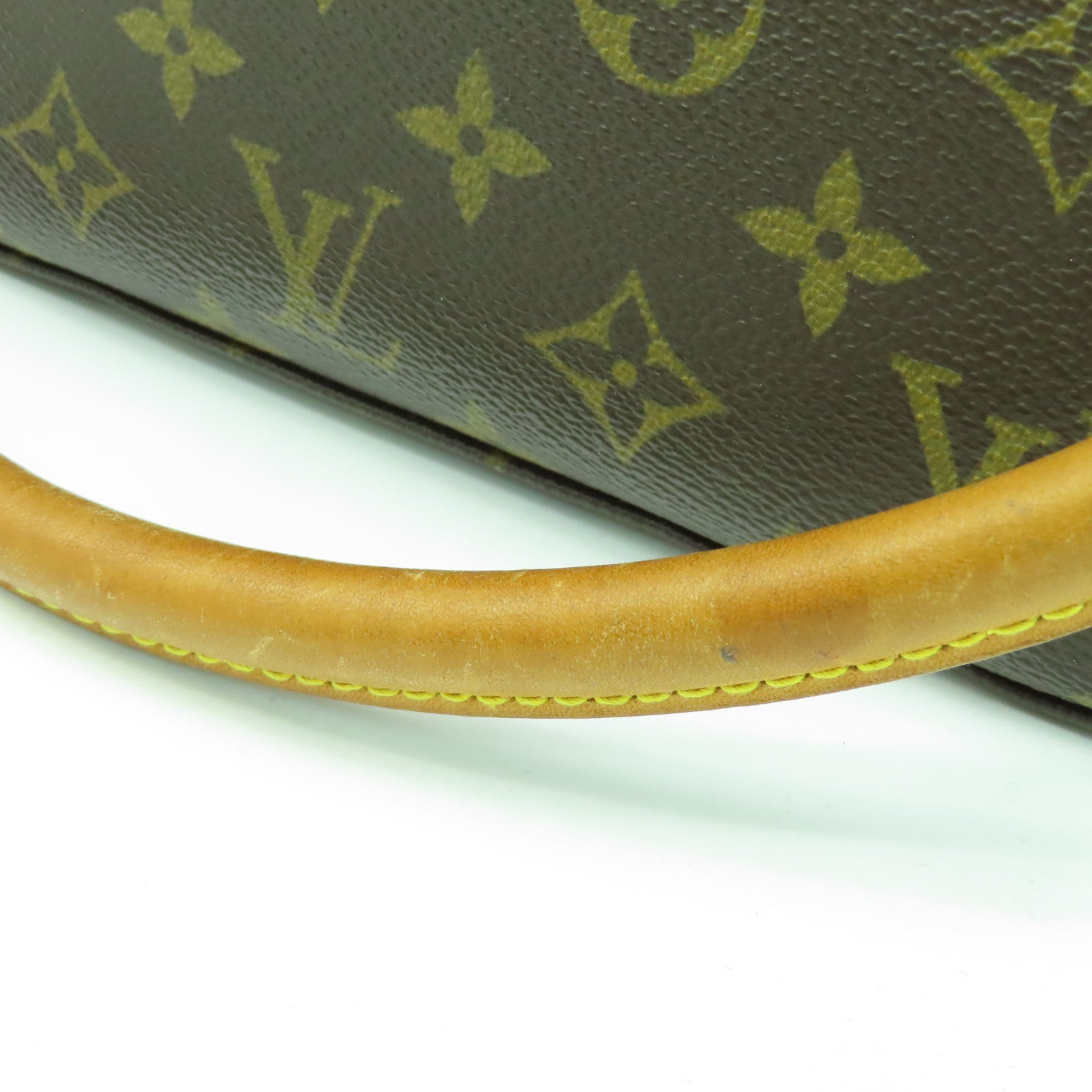 LOUIS VUITTON Monogram Looping MM金扣肩背袋啡色
