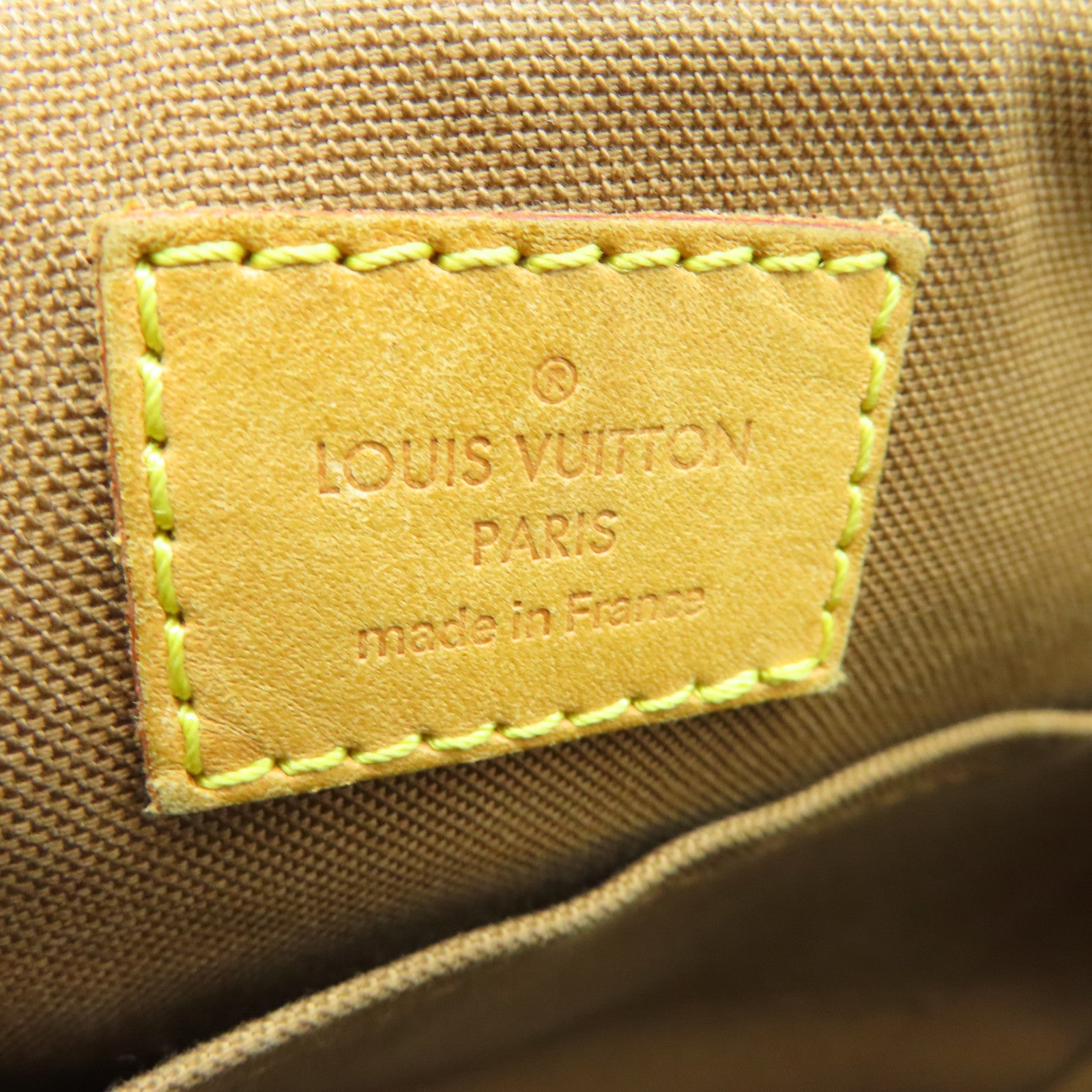 LOUIS VUITTON Monogram Tulum GM金扣肩背袋啡色