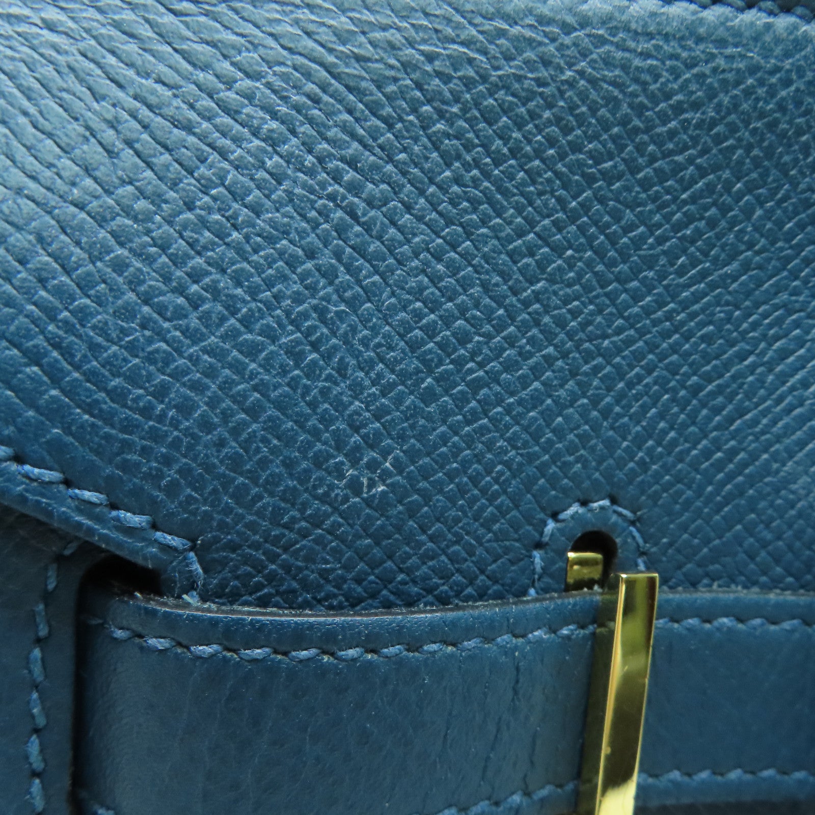 HERMES 【激減優惠】Epsom皮革Birkin 30金扣手挽袋Cobalt藍色