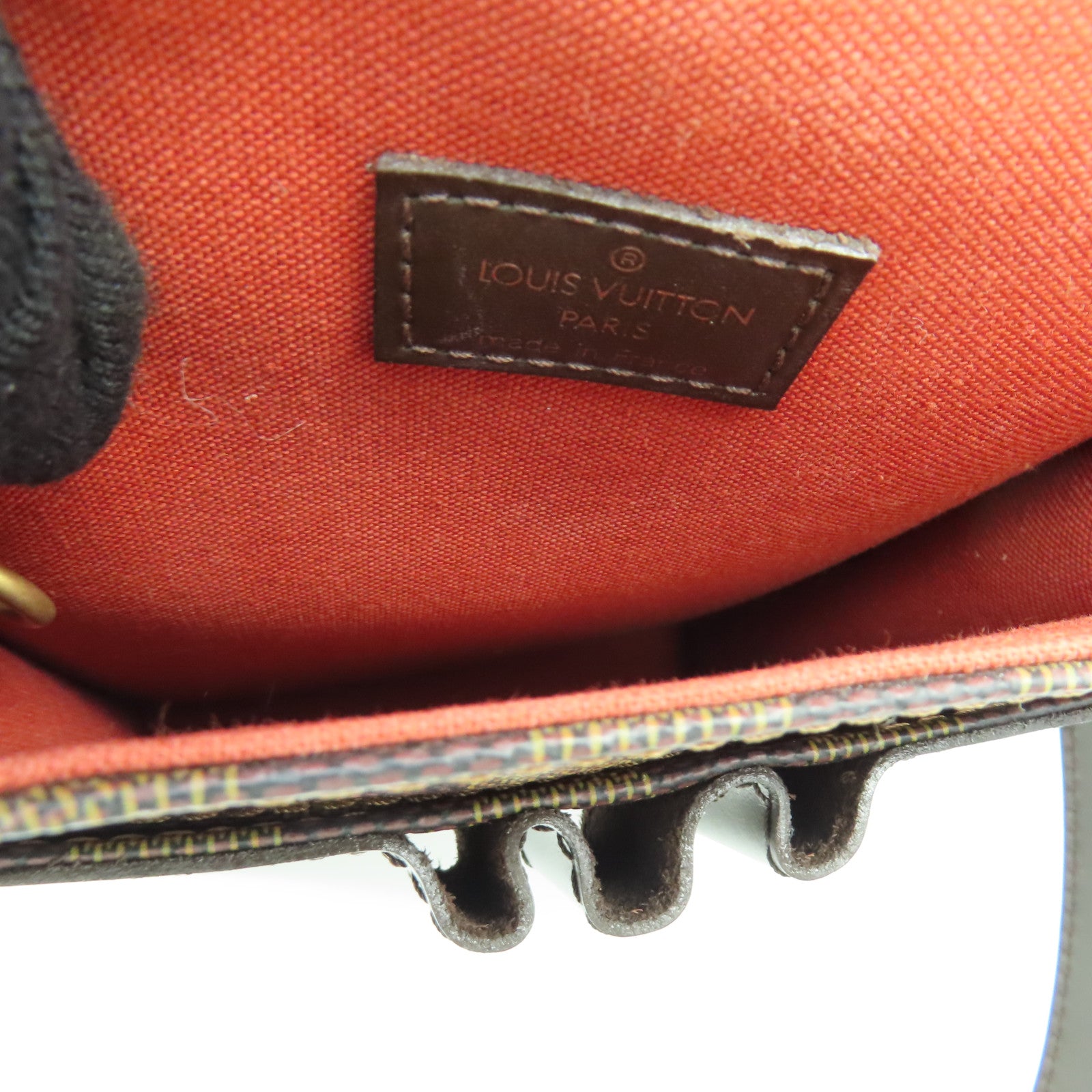 LOUIS VUITTON Damier Portobello金扣肩背袋啡色