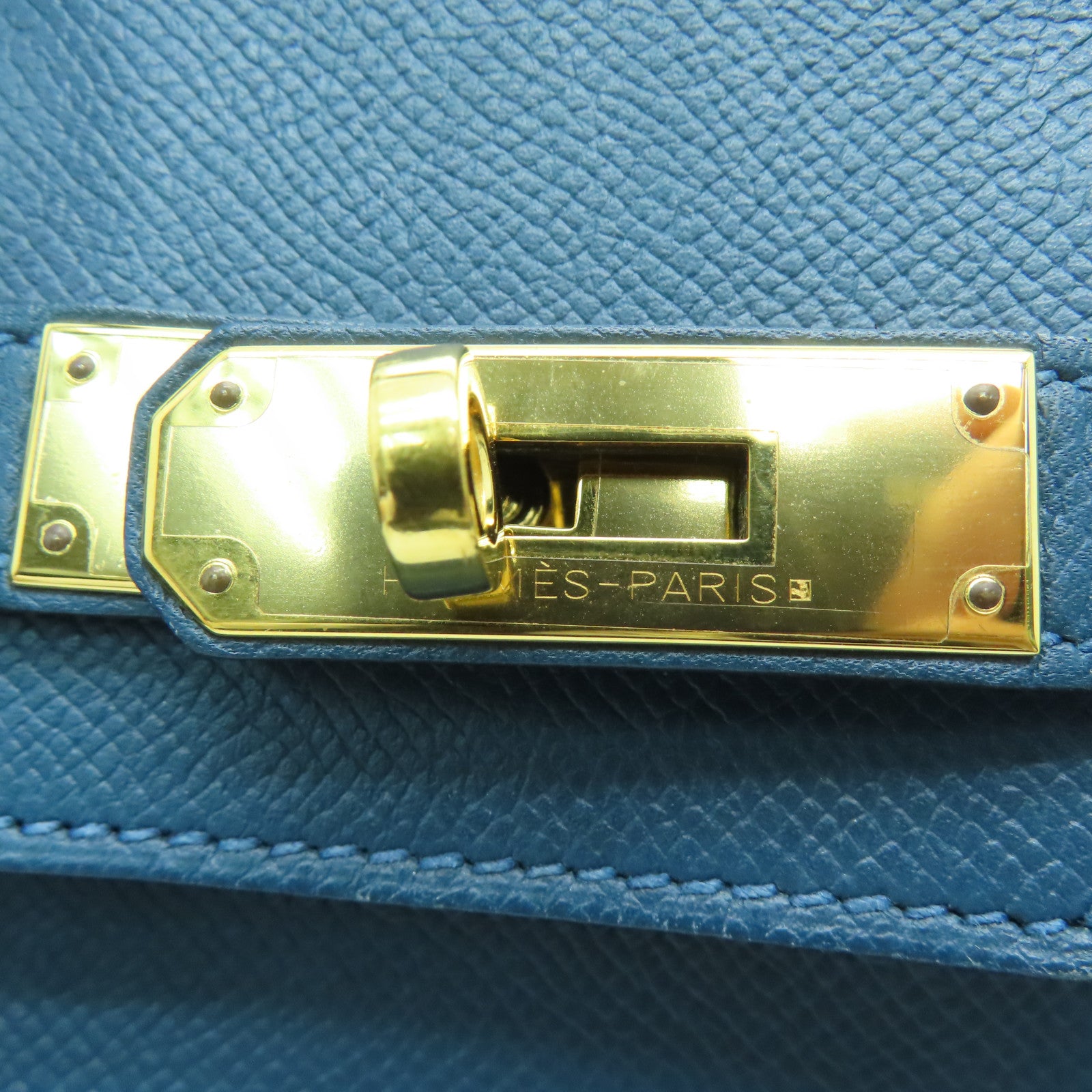 HERMES 【激減優惠】Epsom皮革Birkin 30金扣手挽袋Cobalt藍色