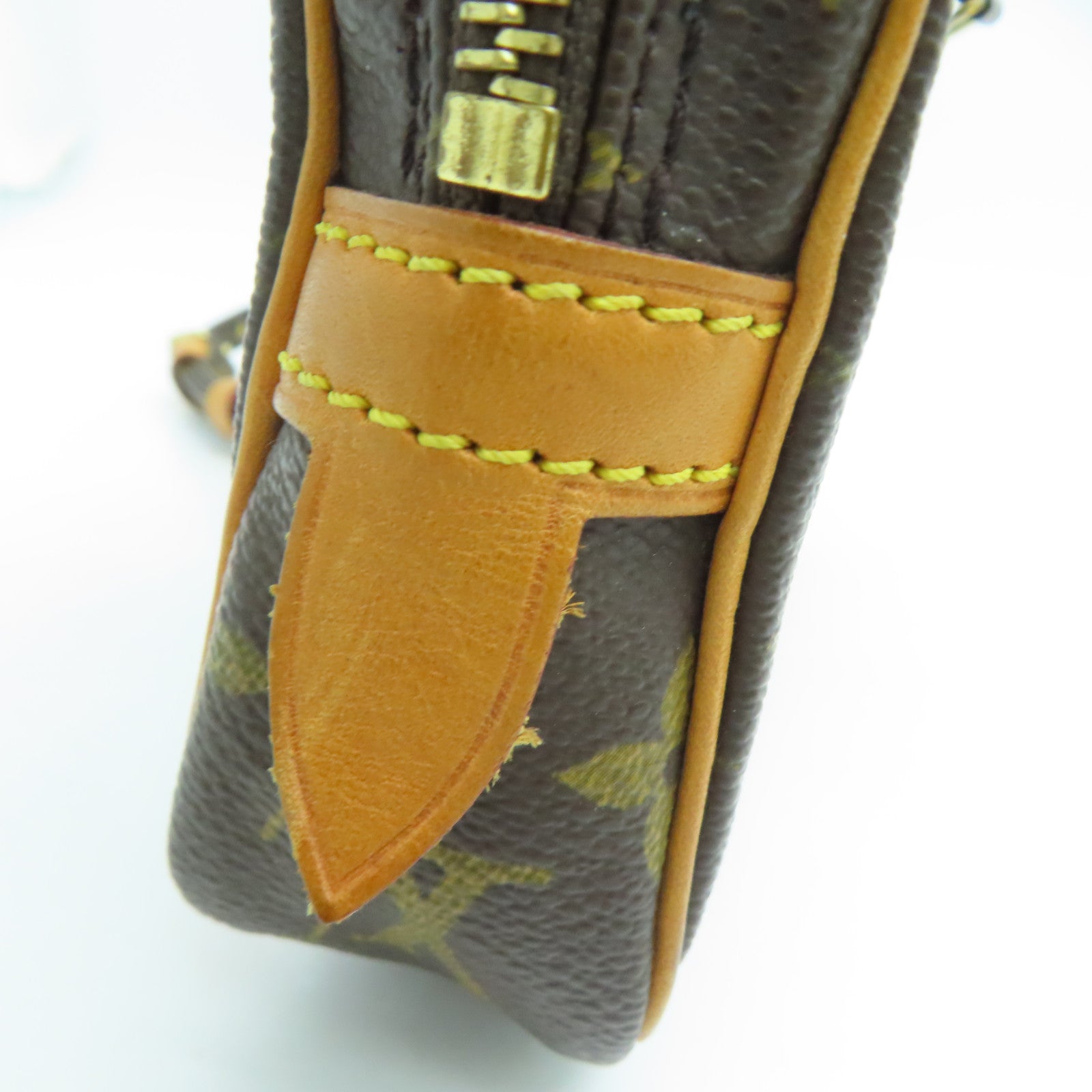 LOUIS VUITTON Monogram Pochette Marly Bandouliere Shoulder Bag金扣肩背袋啡色