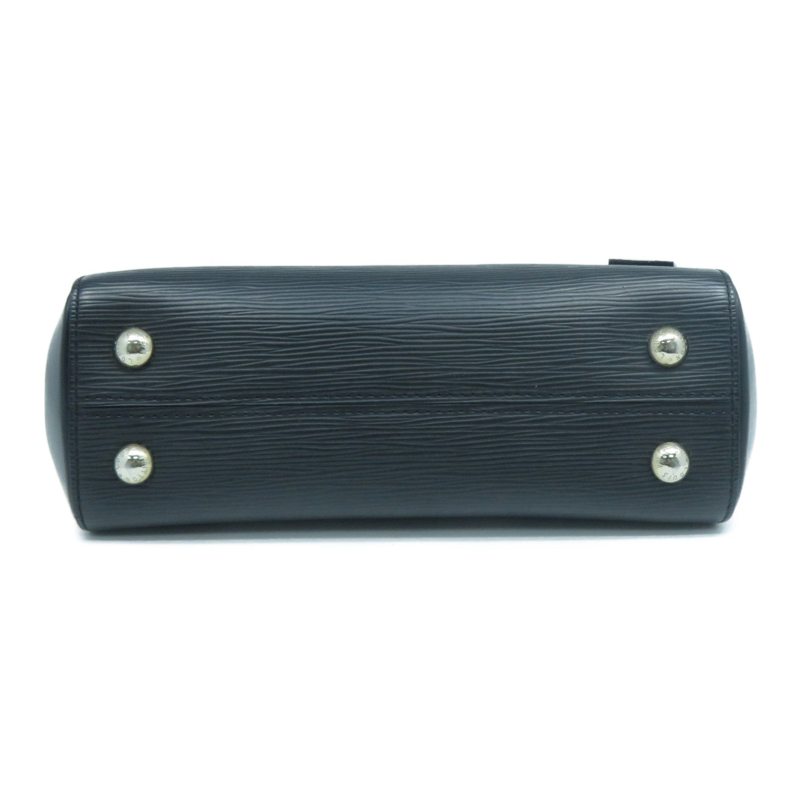 LOUIS VUITTON Epi Cluny BB銀扣手挽肩背兩用袋黑色