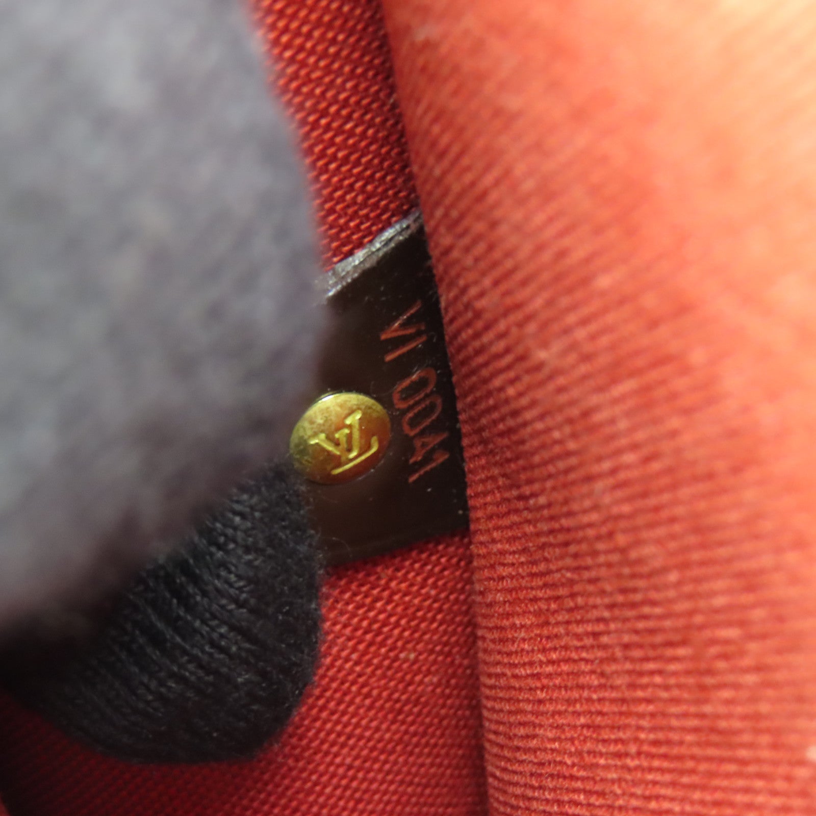 LOUIS VUITTON Damier Portobello金扣肩背袋啡色