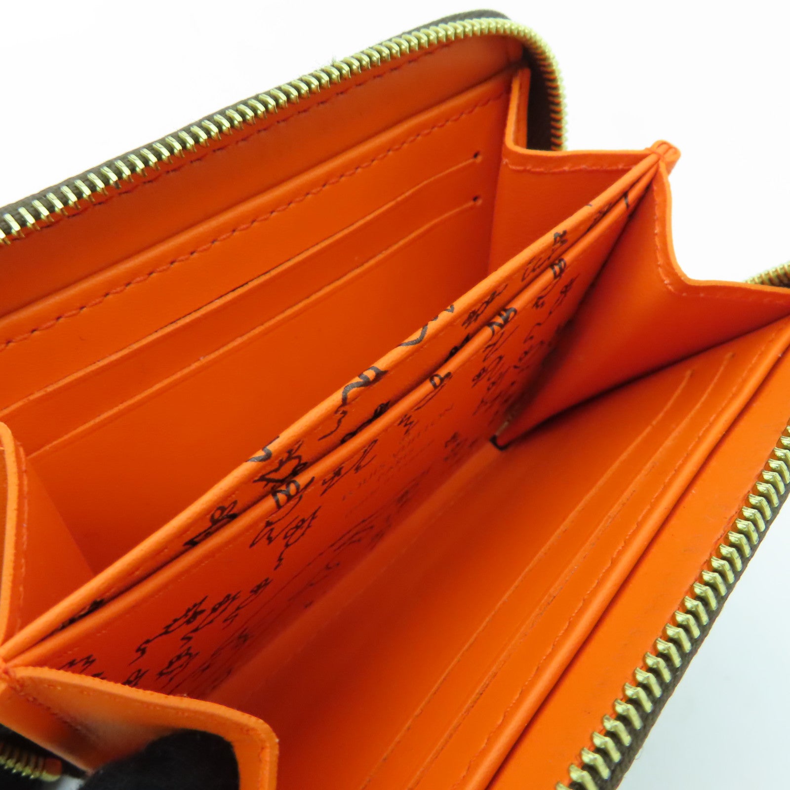 LOUIS VUITTON Catogram Zippy Coin Purse金扣零錢包棕色