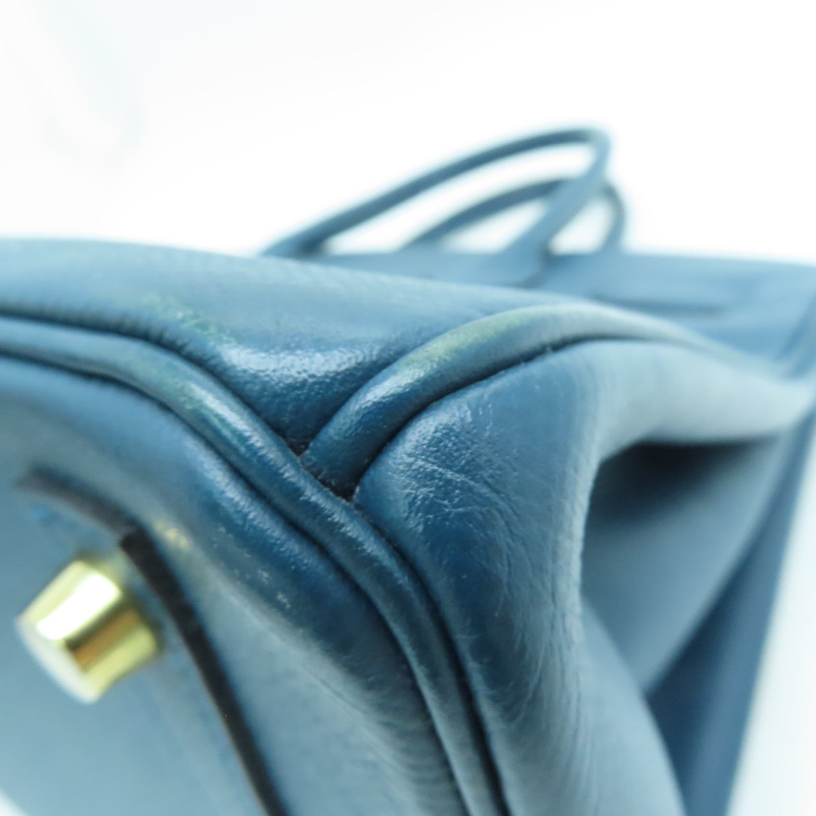 HERMES 【激減優惠】Epsom皮革Birkin 30金扣手挽袋Cobalt藍色