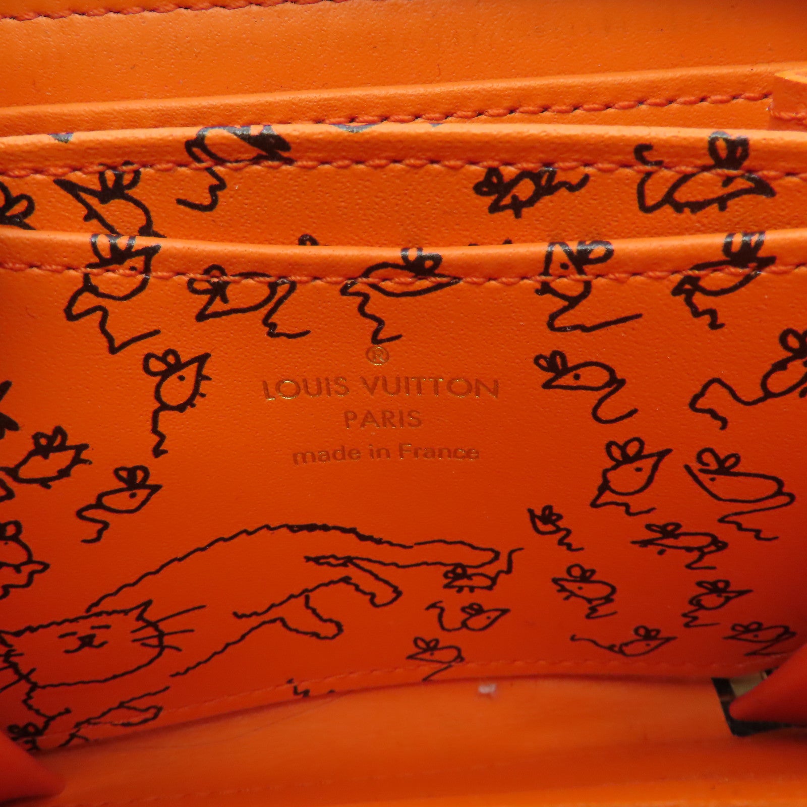 LOUIS VUITTON Catogram Zippy Coin Purse金扣零錢包棕色
