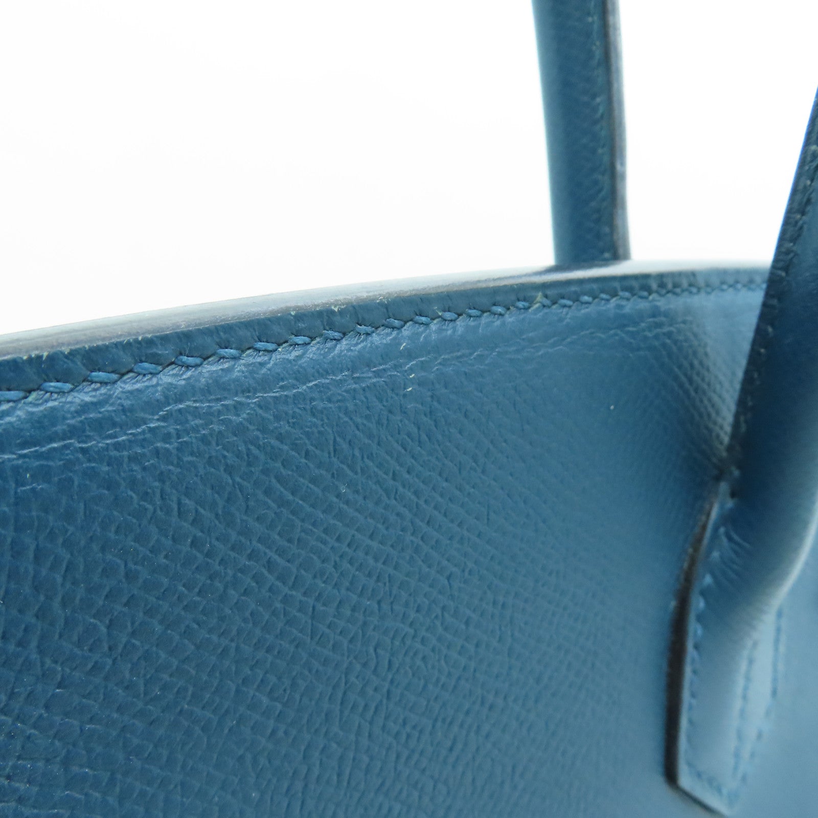 HERMES 【激減優惠】Epsom皮革Birkin 30金扣手挽袋Cobalt藍色