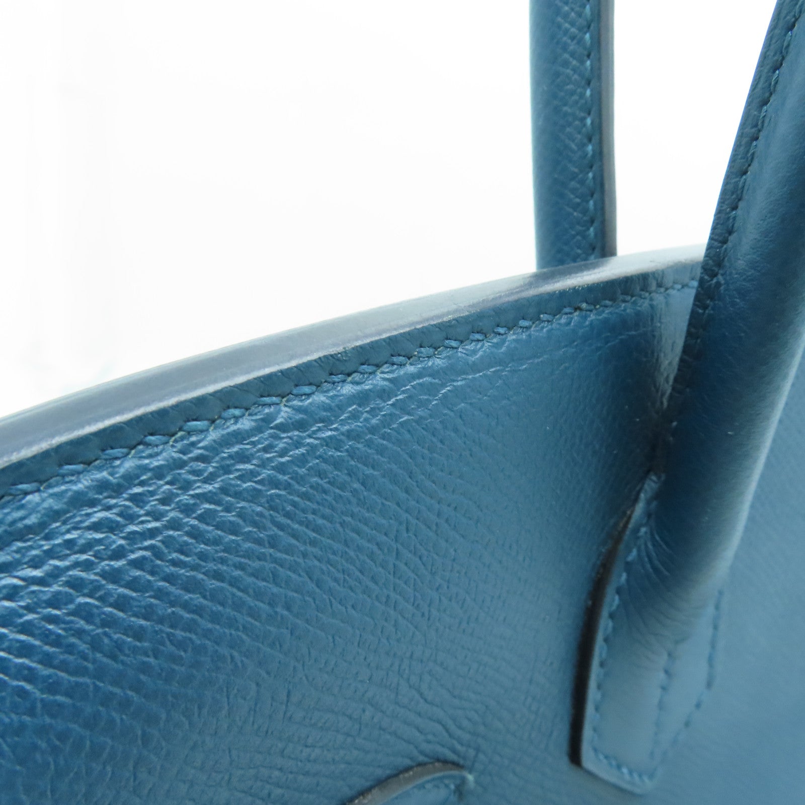 HERMES 【激減優惠】Epsom皮革Birkin 30金扣手挽袋Cobalt藍色