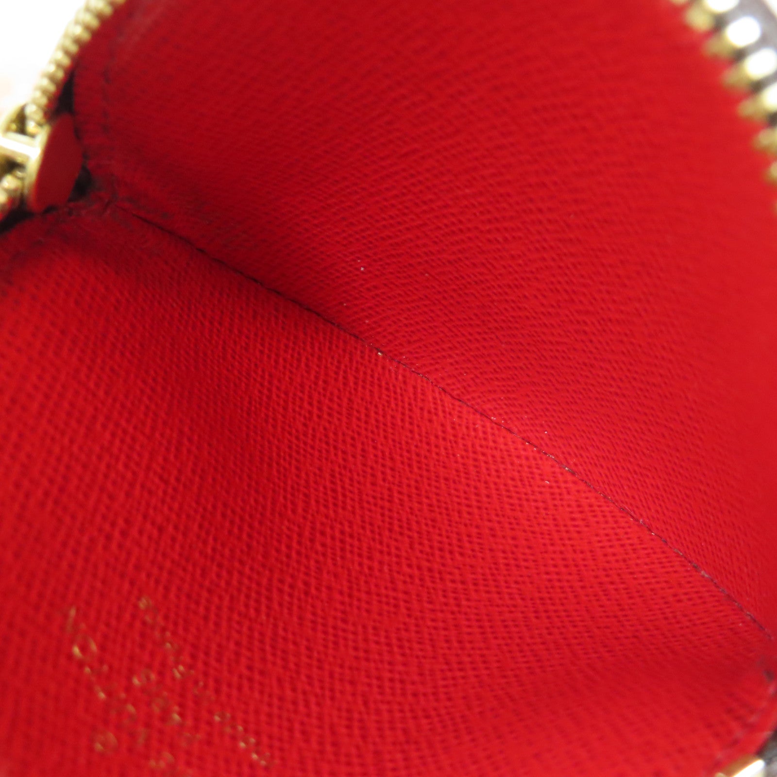 LOUIS VUITTON Monogram Porte-monnaie Rond金扣零錢包啡色