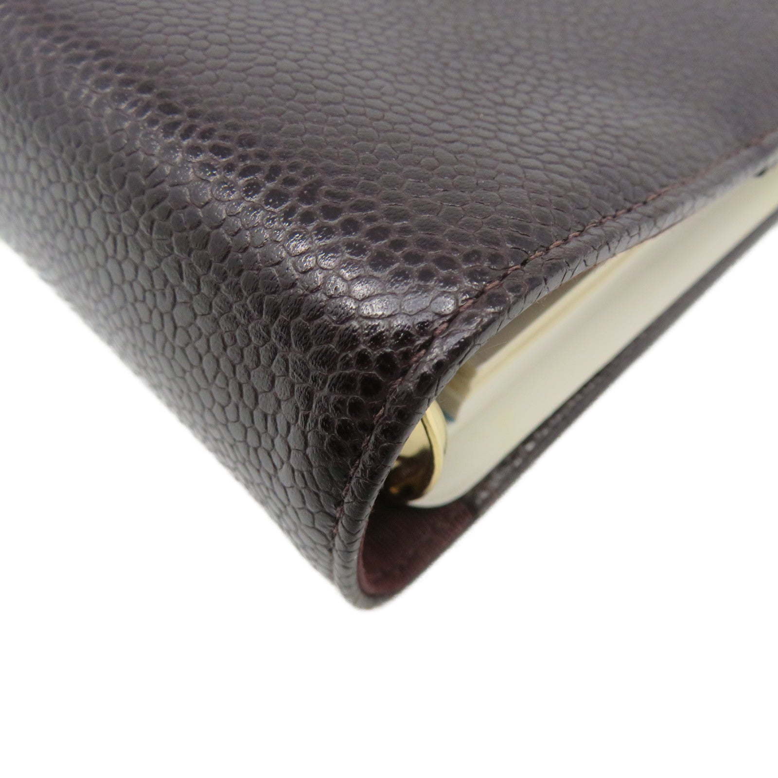 CHANEL 【激減優惠】Caviar皮革Agende Journal BooK金扣記事簿啡色