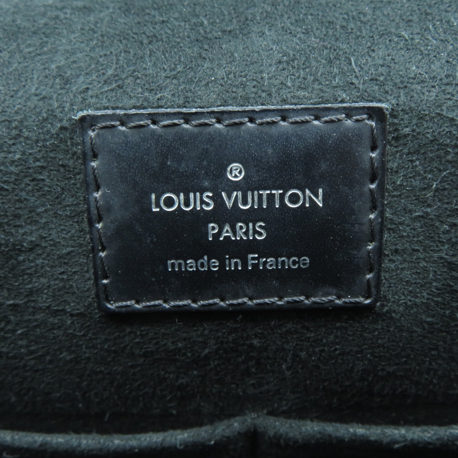 LOUIS VUITTON Epi Cluny BB銀扣手挽肩背兩用袋黑色