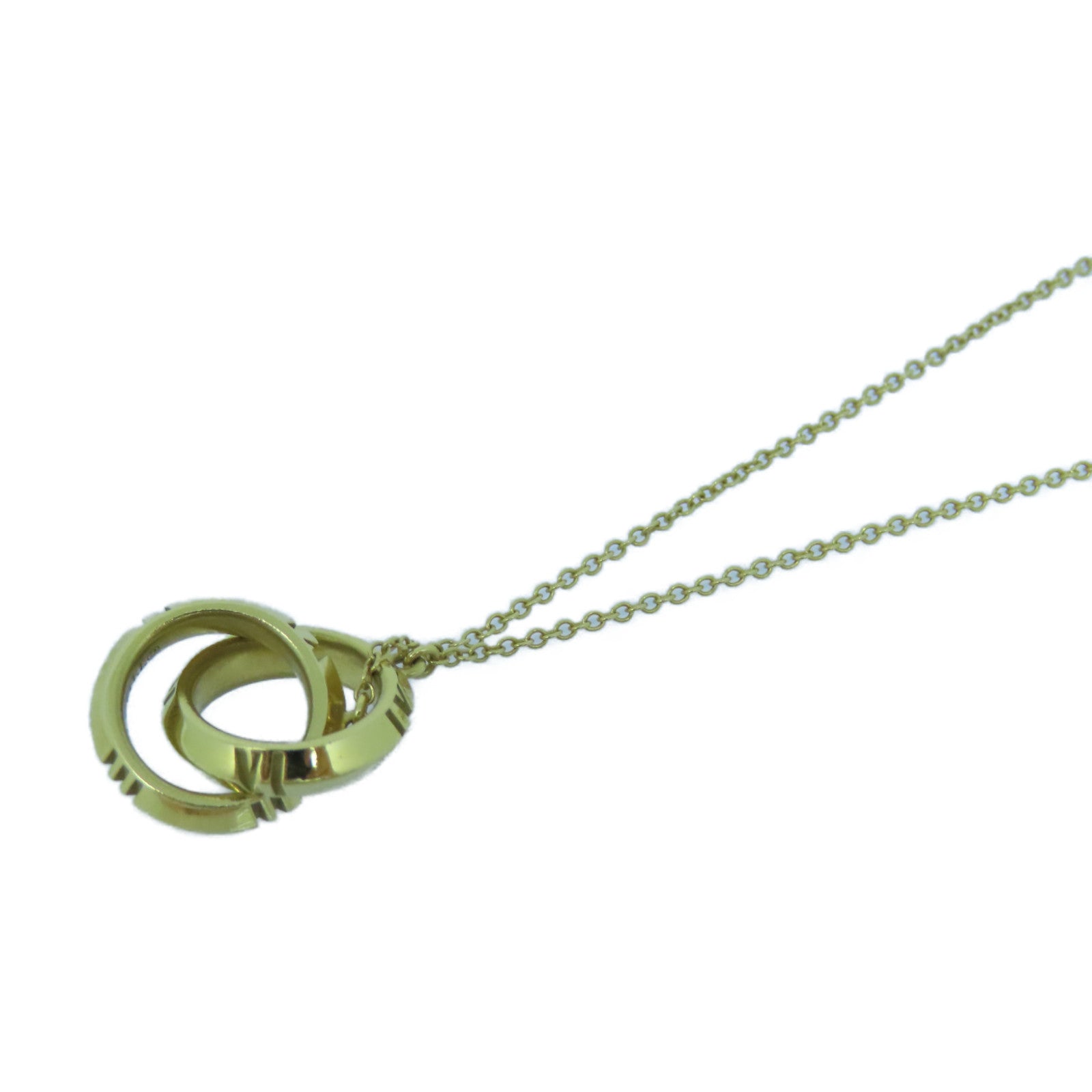 TIFFANY&amp;CO 18K Gold Atlas Nacklace Necklace