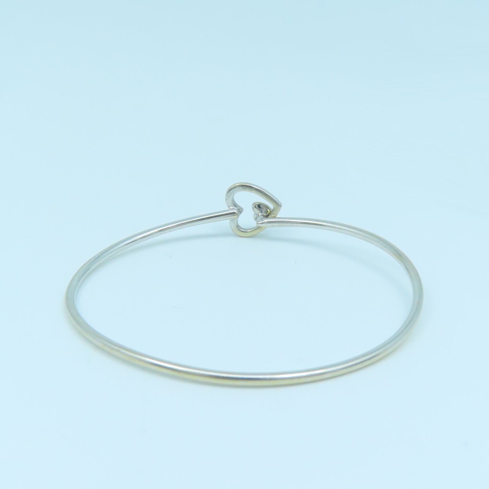 JEWELRY 18K白金Diamond Bangle 0.032ct手鐲銀色