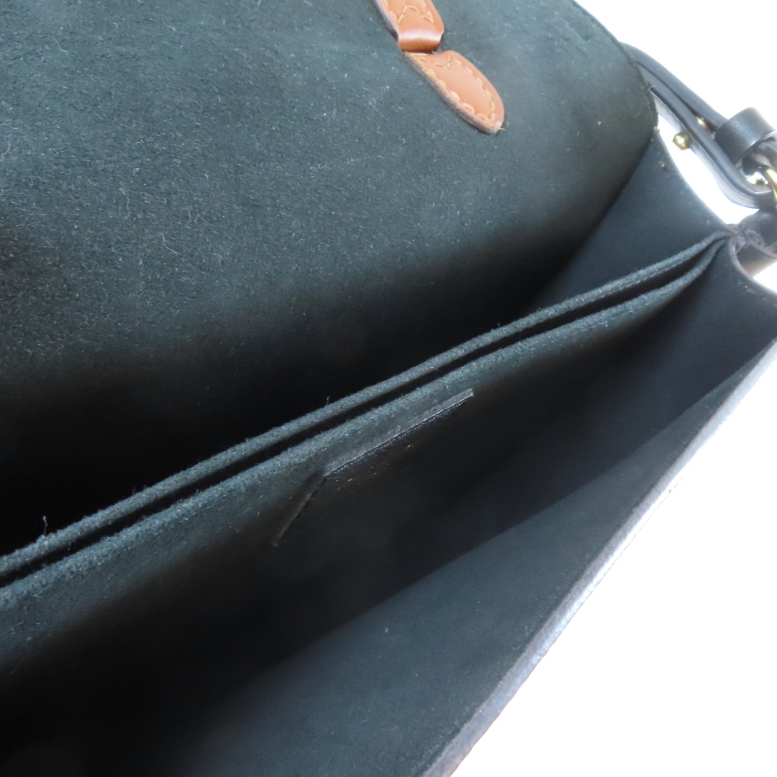 LOUIS VUITTON Damier Beaumarchais金扣手挽肩背兩用袋啡色