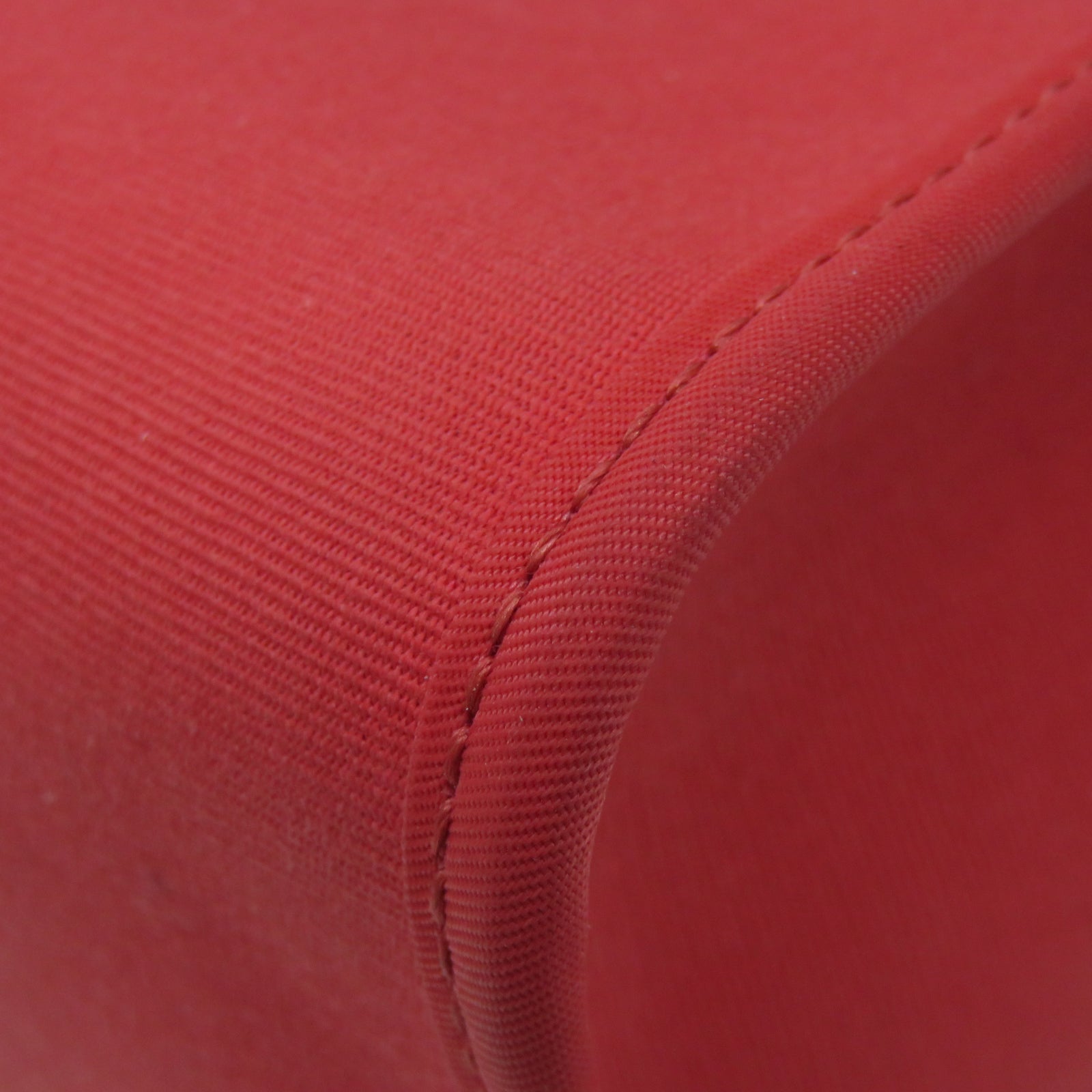 HERMES 帆布Herbag PM銀扣手挽肩背兩用袋紅色/棕色