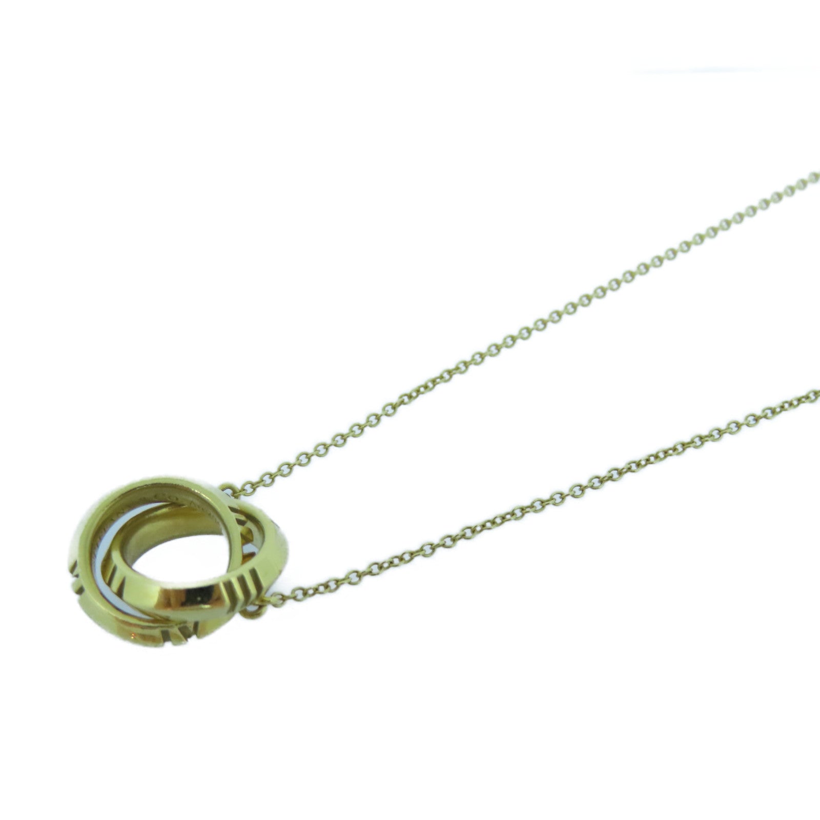 TIFFANY&amp;CO 18K Gold Atlas Nacklace Necklace