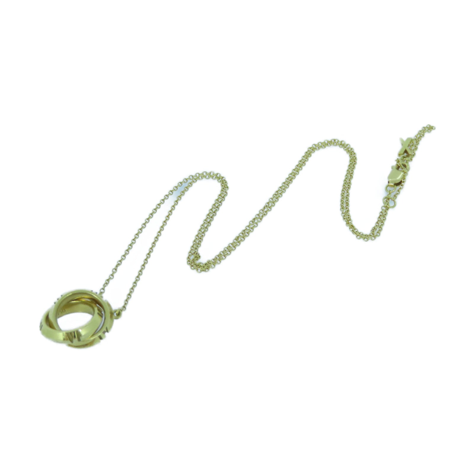 TIFFANY&amp;CO 18K Gold Atlas Nacklace Necklace