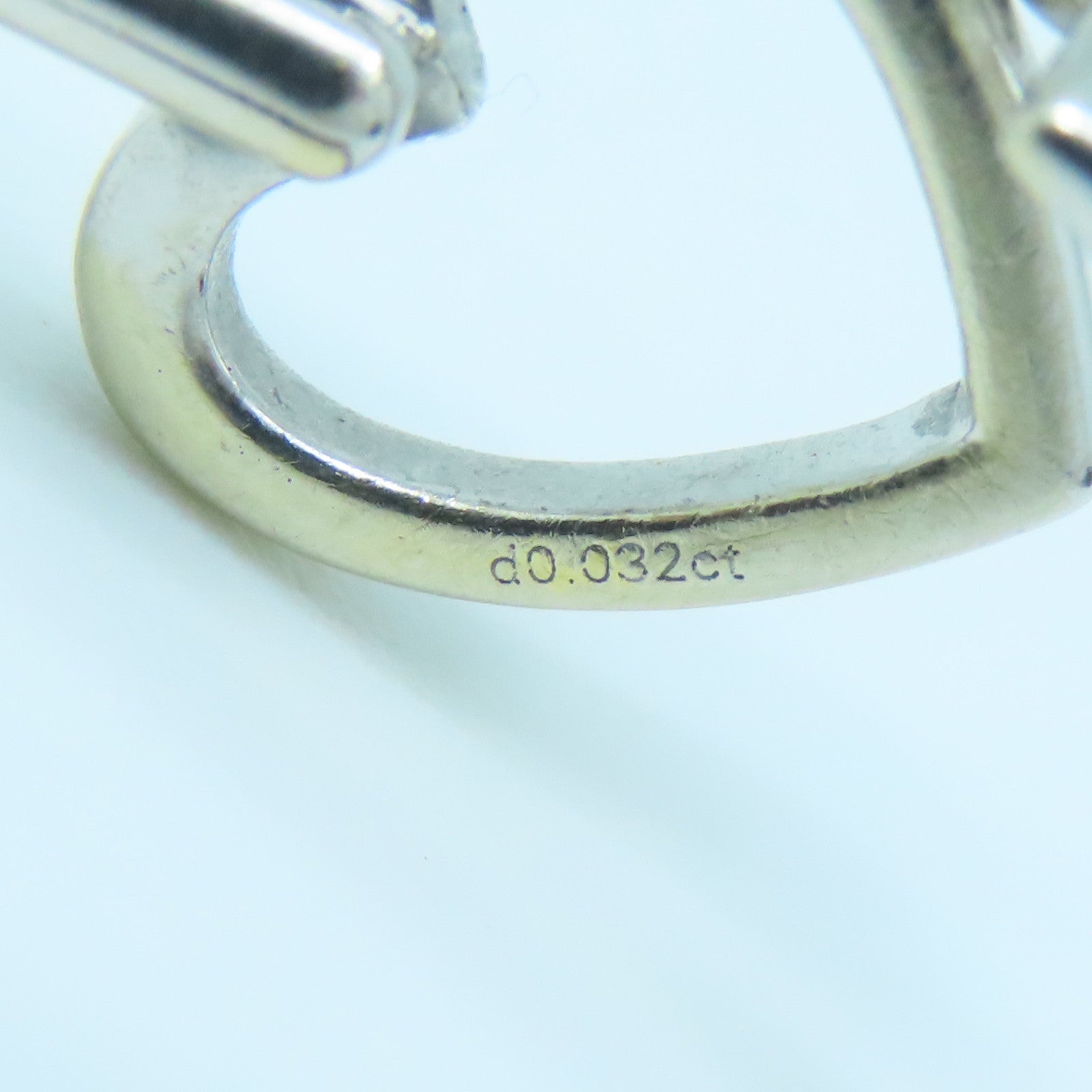 JEWELRY 18K白金Diamond Bangle 0.032ct手鐲銀色