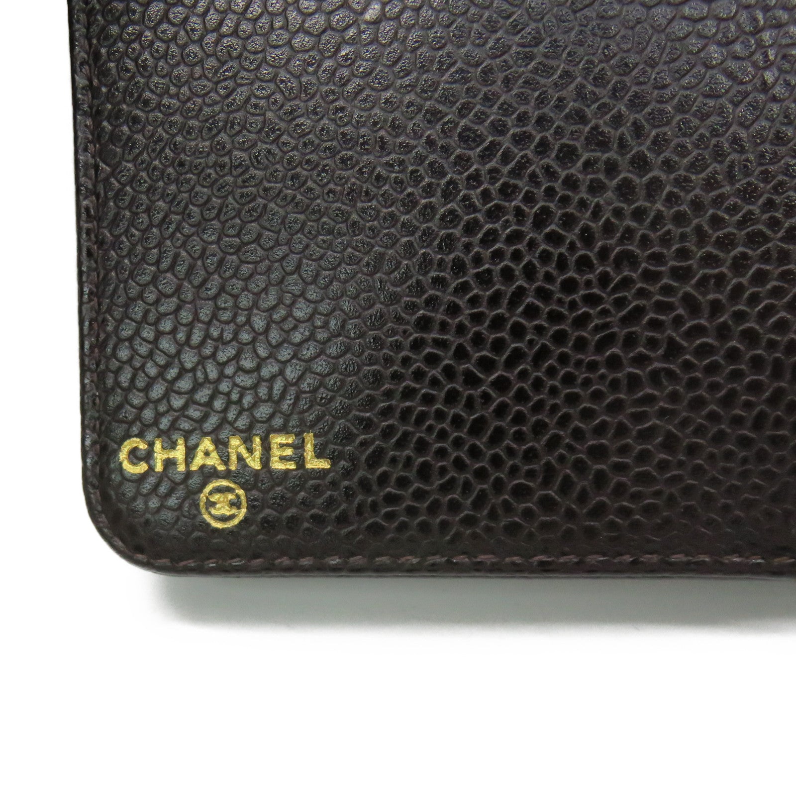 CHANEL 【激減優惠】Caviar皮革Agende Journal BooK金扣記事簿啡色