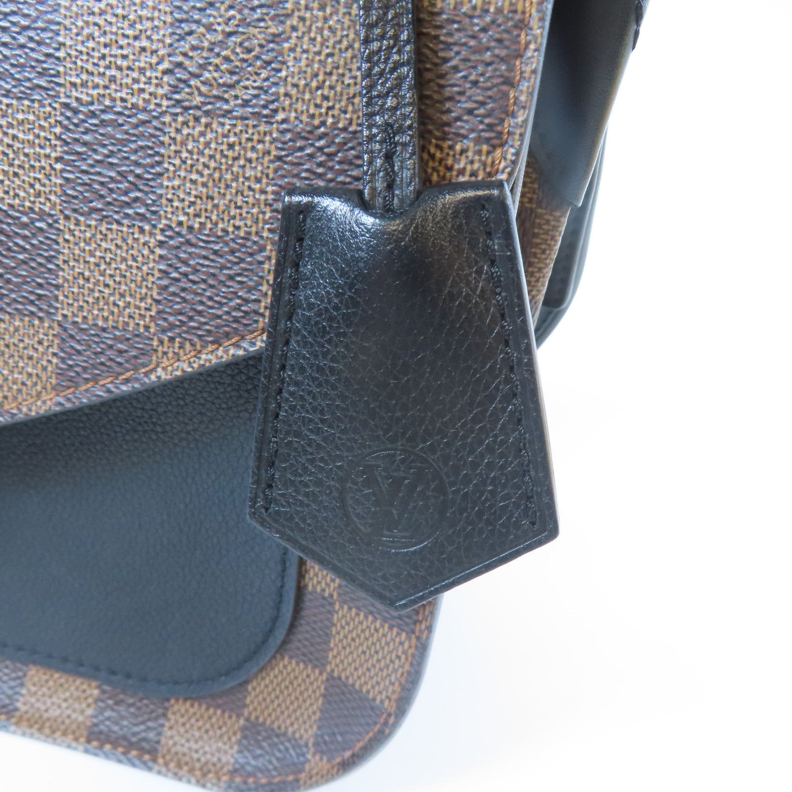 LOUIS VUITTON Damier Beaumarchais金扣手挽肩背兩用袋啡色