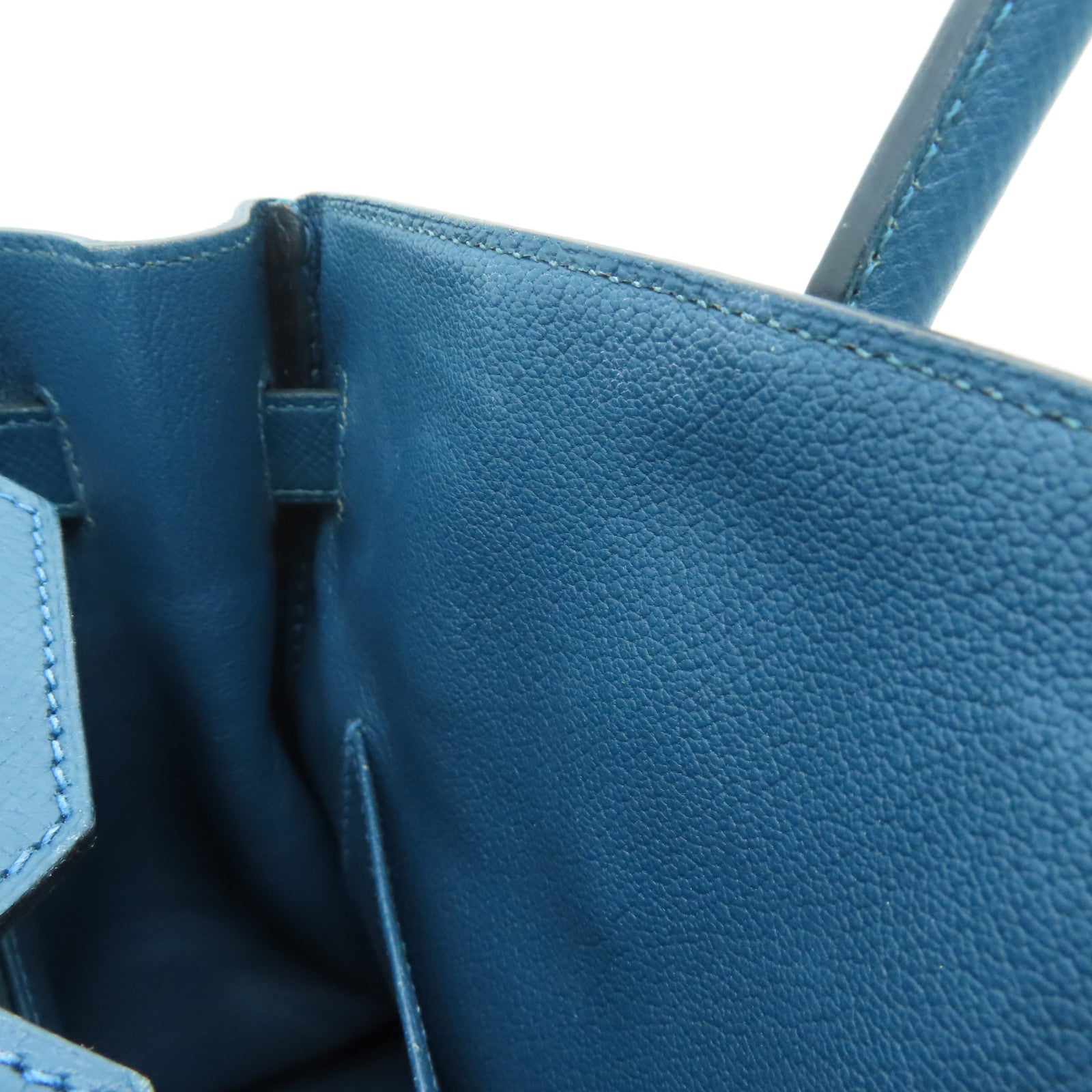 HERMES 【激減優惠】Epsom皮革Birkin 30金扣手挽袋Cobalt藍色