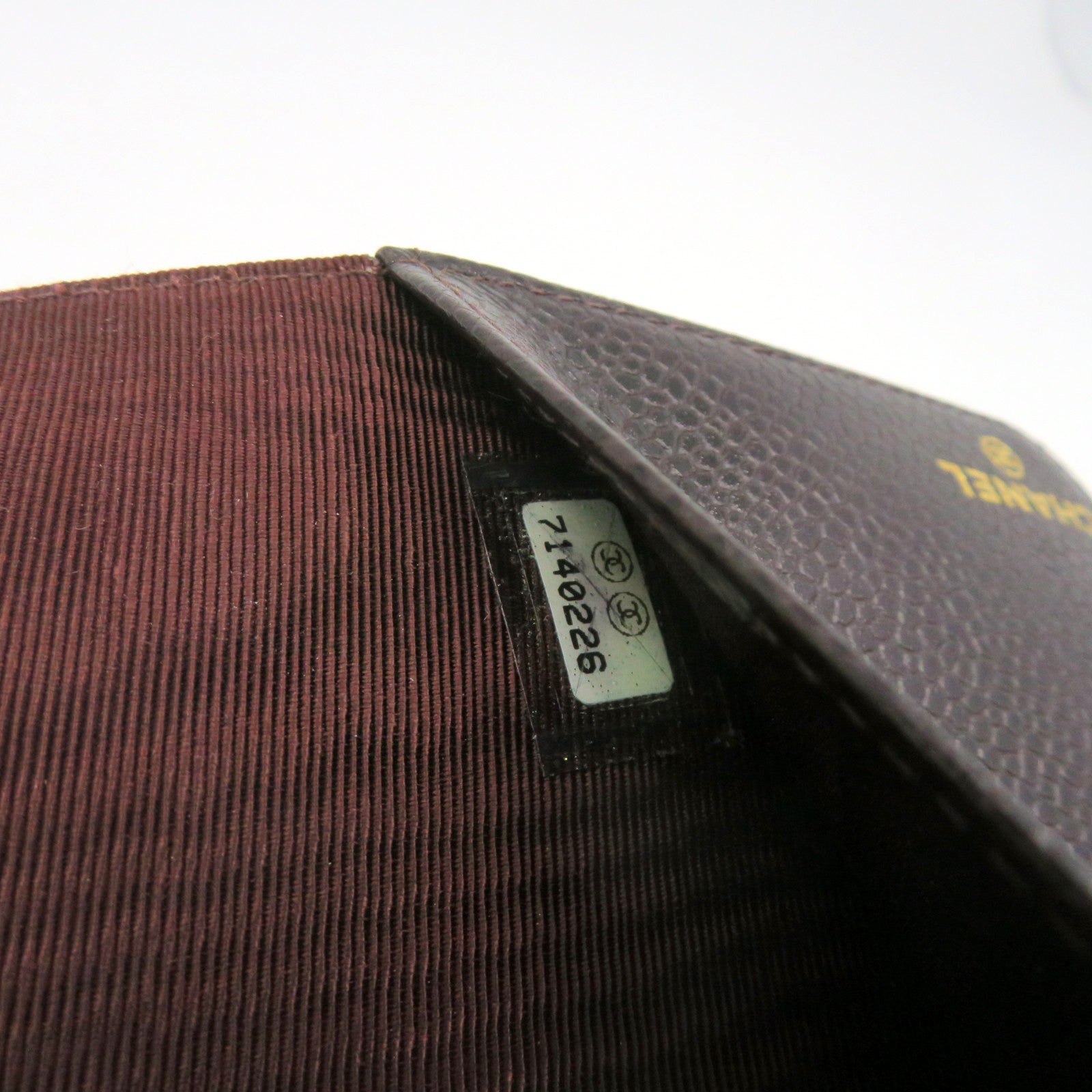 CHANEL 【激減優惠】Caviar皮革Agende Journal BooK金扣記事簿啡色