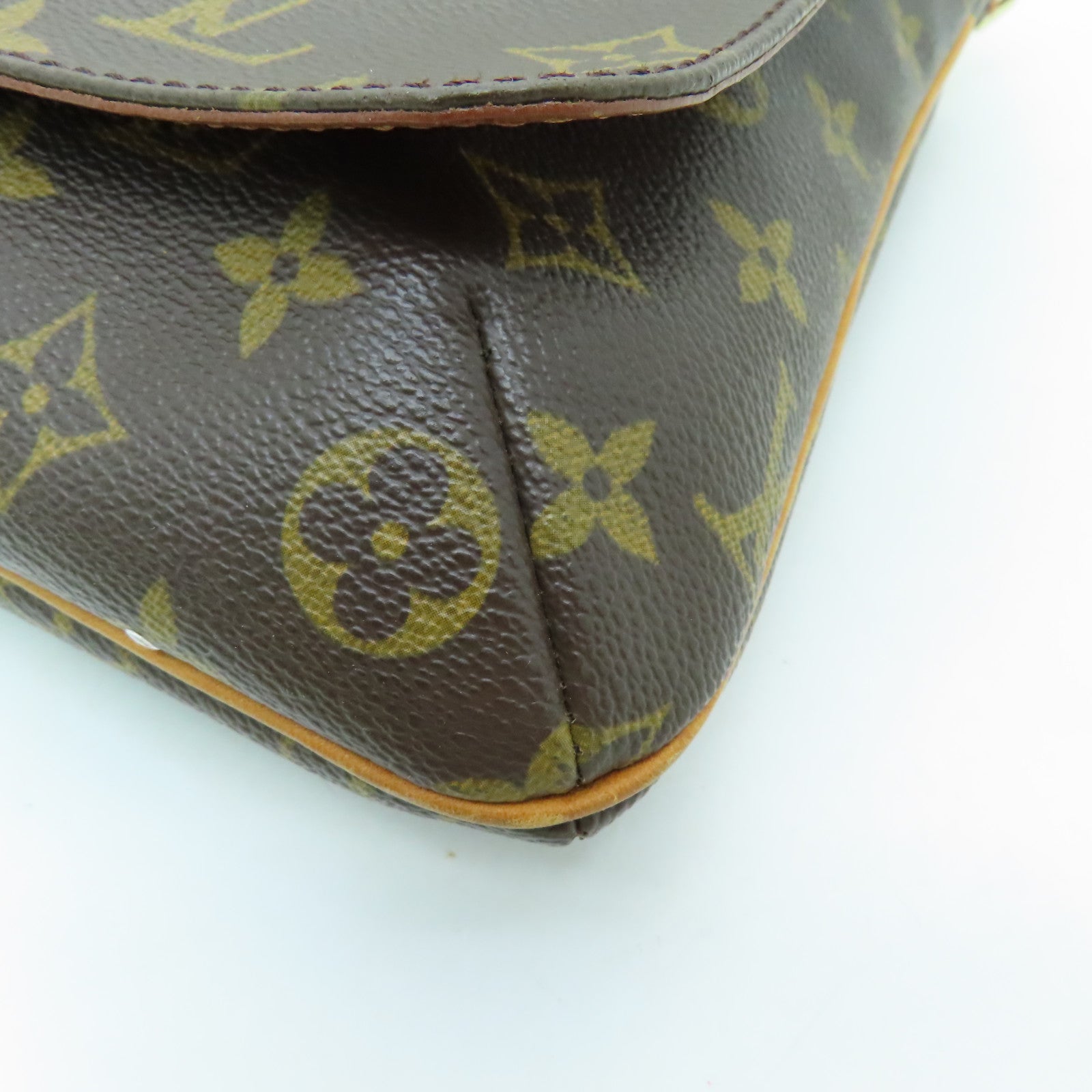 LOUIS VUITTON Monogram Musette Salsa金扣肩背袋棕色