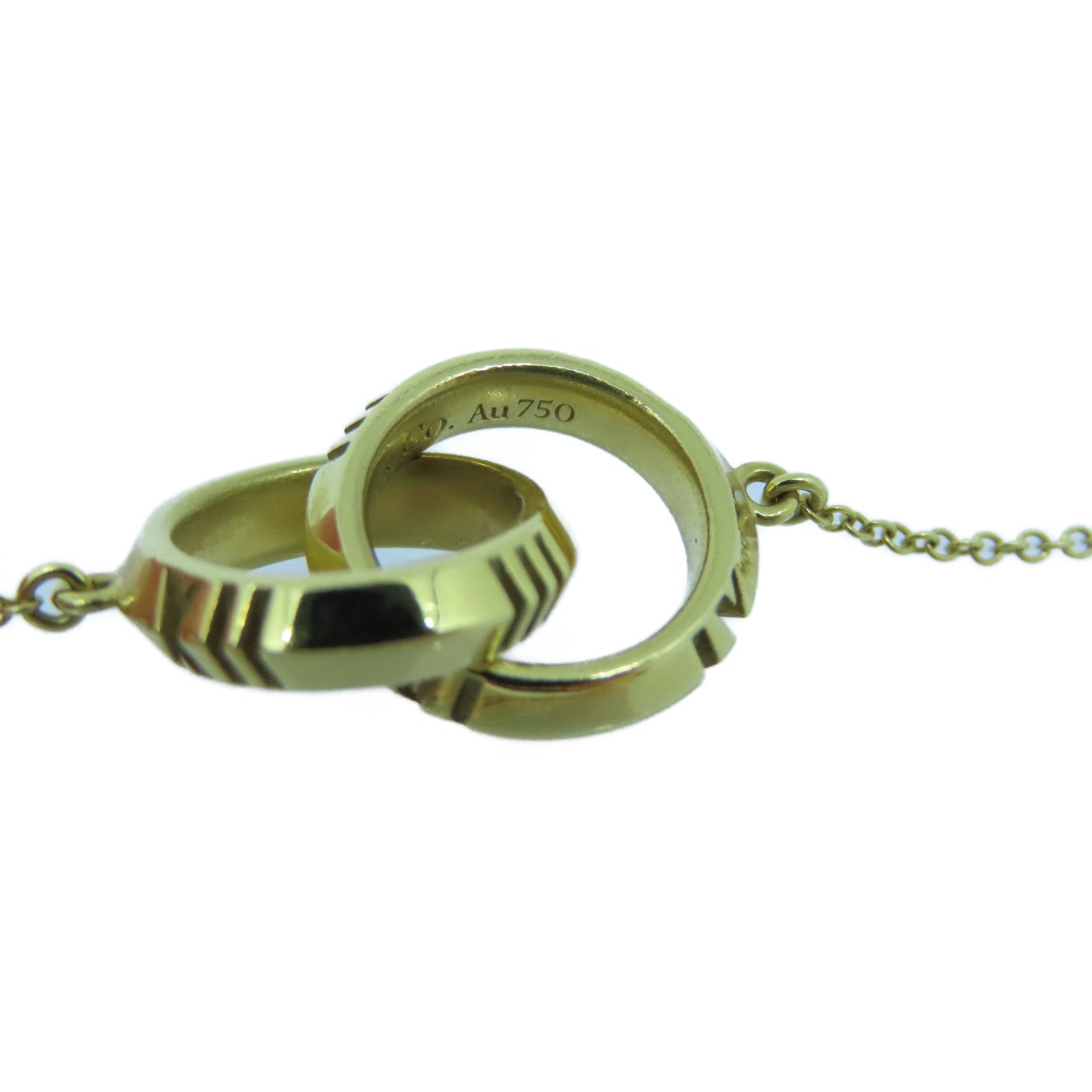 TIFFANY&amp;CO 18K Gold Atlas Nacklace Necklace