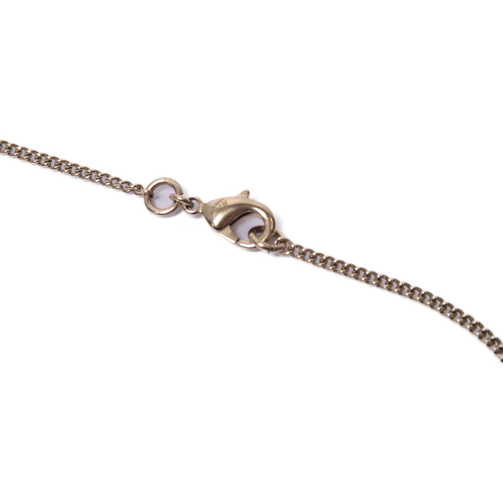 CHANEL PVC/金屬Necklace項鍊白色/金色