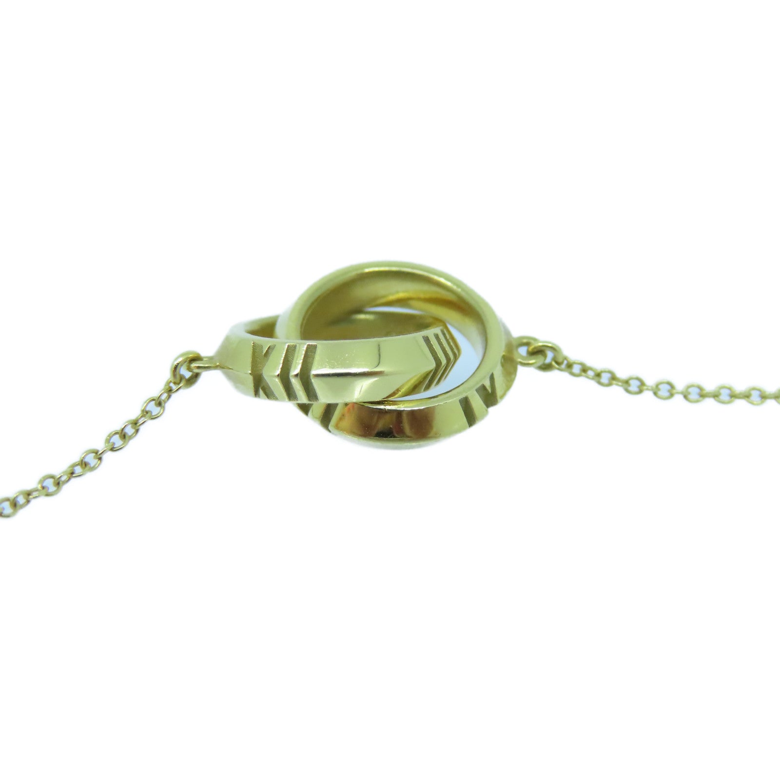TIFFANY&amp;CO 18K Gold Atlas Nacklace Necklace