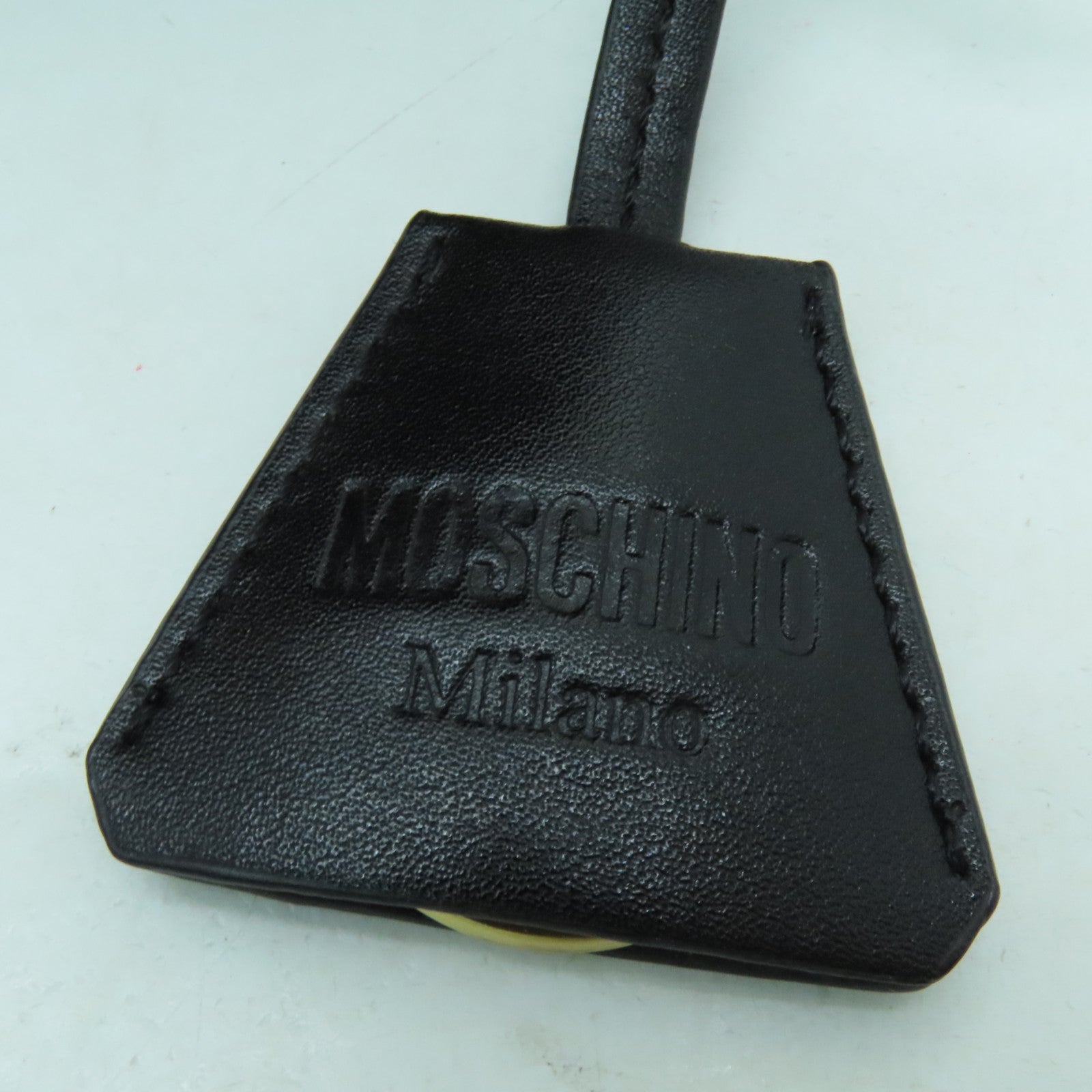 MOSCHINO 帆布Backpack金扣背包黑色