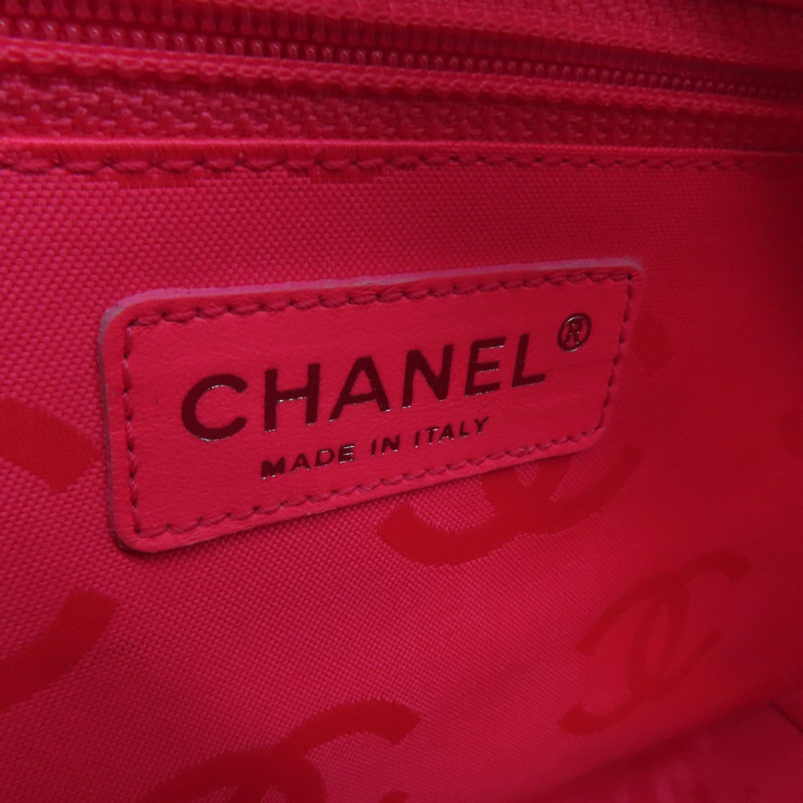CHANEL 菱格牛皮皮革Cambon Line Tote Bag手挽袋/肩背袋黑色