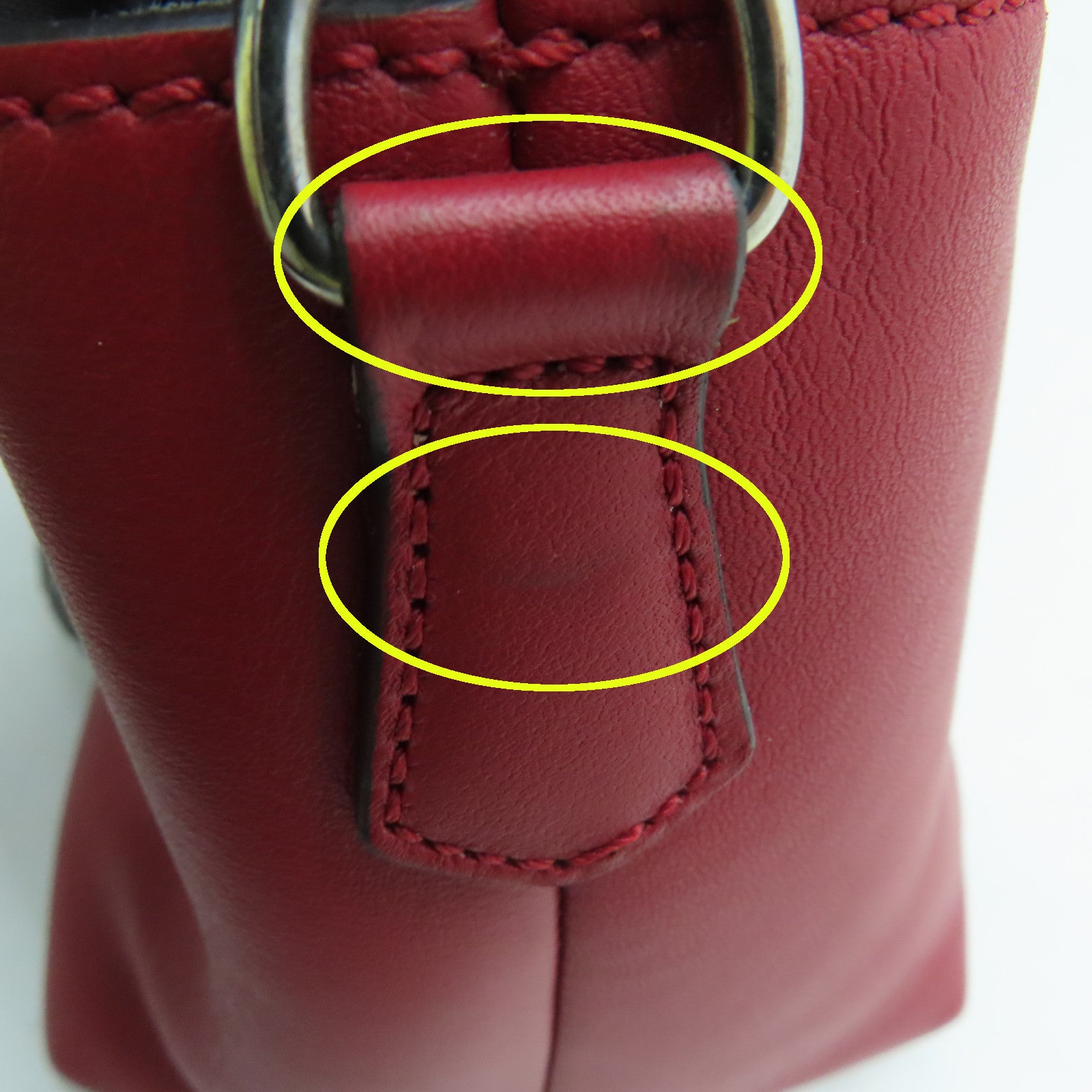 FENDI 牛皮皮革By The Way银扣手挽肩背两用袋红色