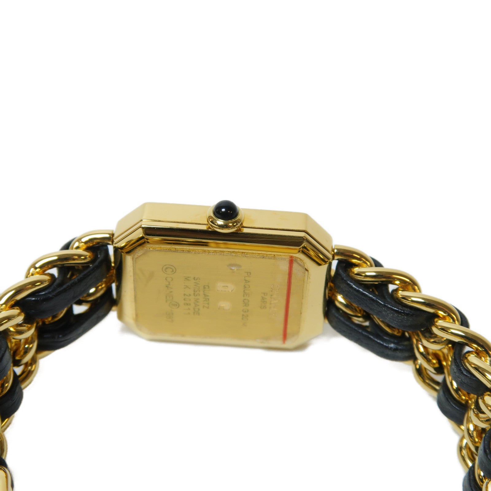 CHANEL Premiere M鍍金手錶石英機芯黑色