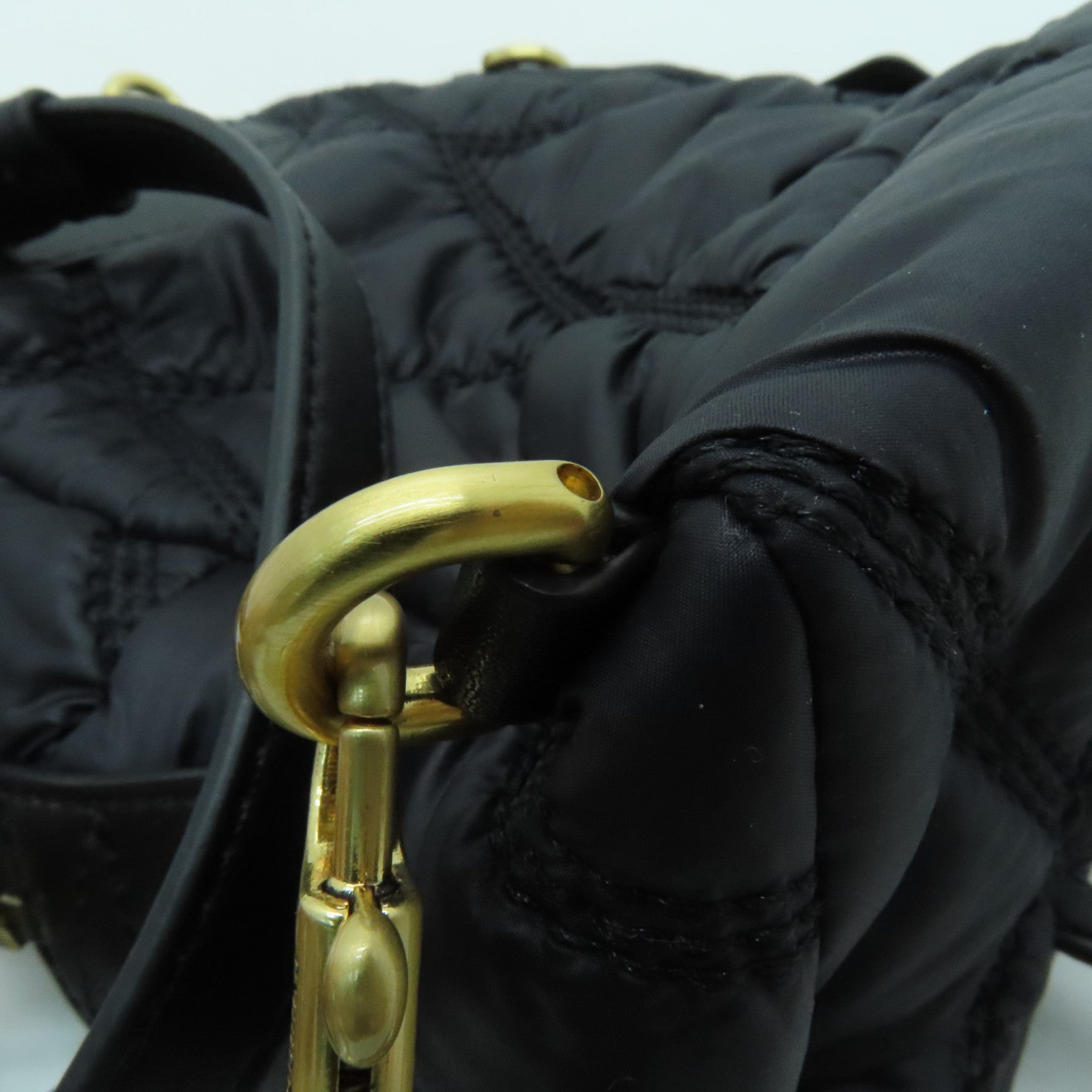 MOSCHINO 帆布Backpack金扣背包黑色