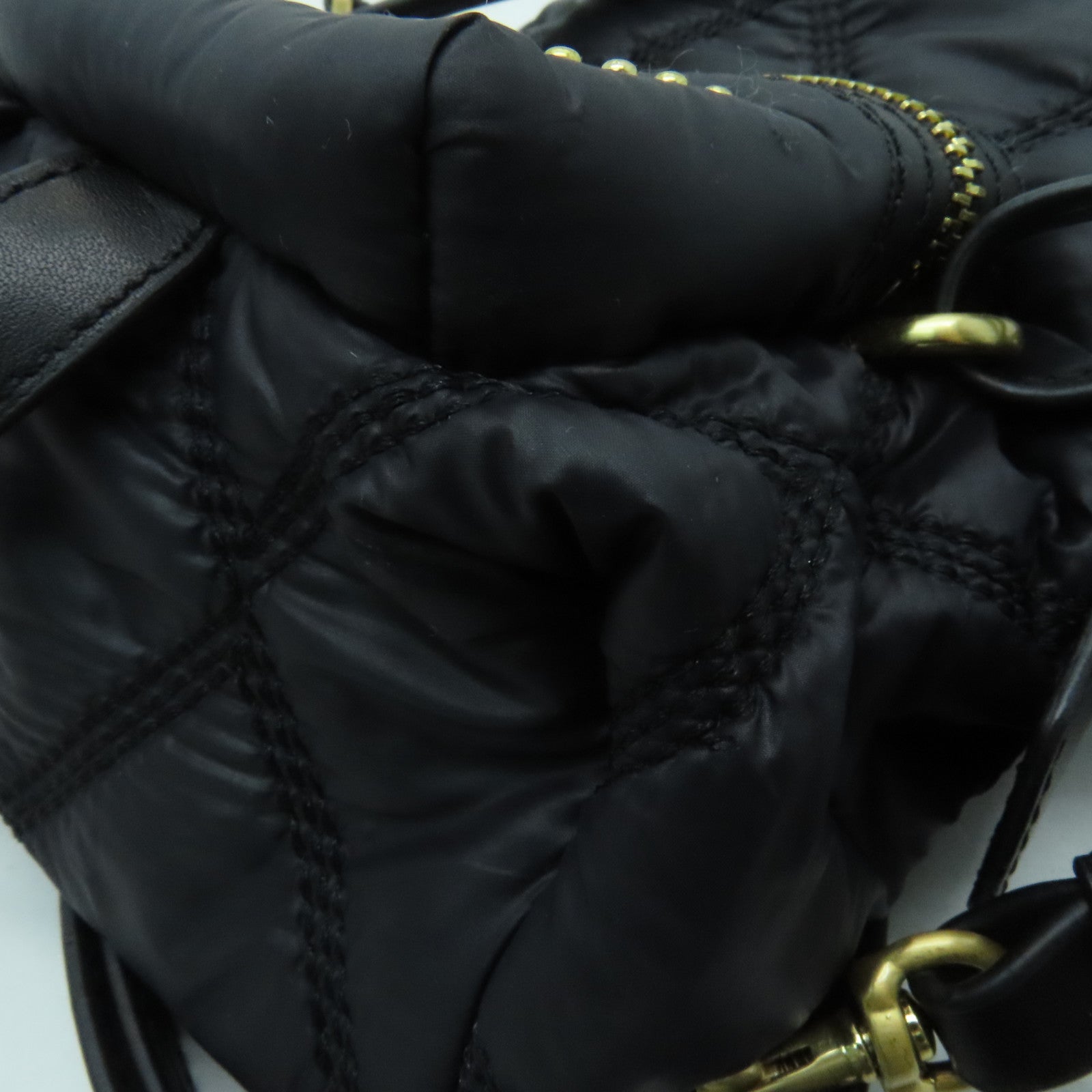 MOSCHINO 帆布Backpack金扣背包黑色
