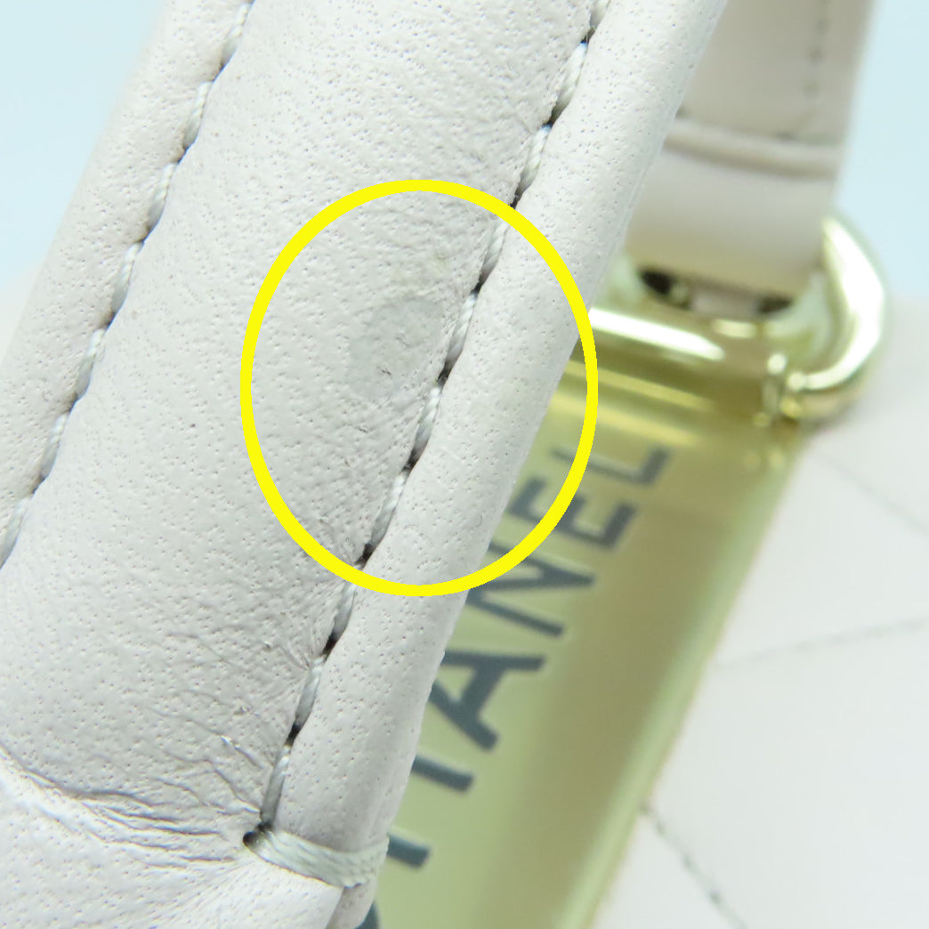CHANEL 菱格羊皮皮革Vanity Chain Shoulder Bag金扣链带肩背袋粉红色