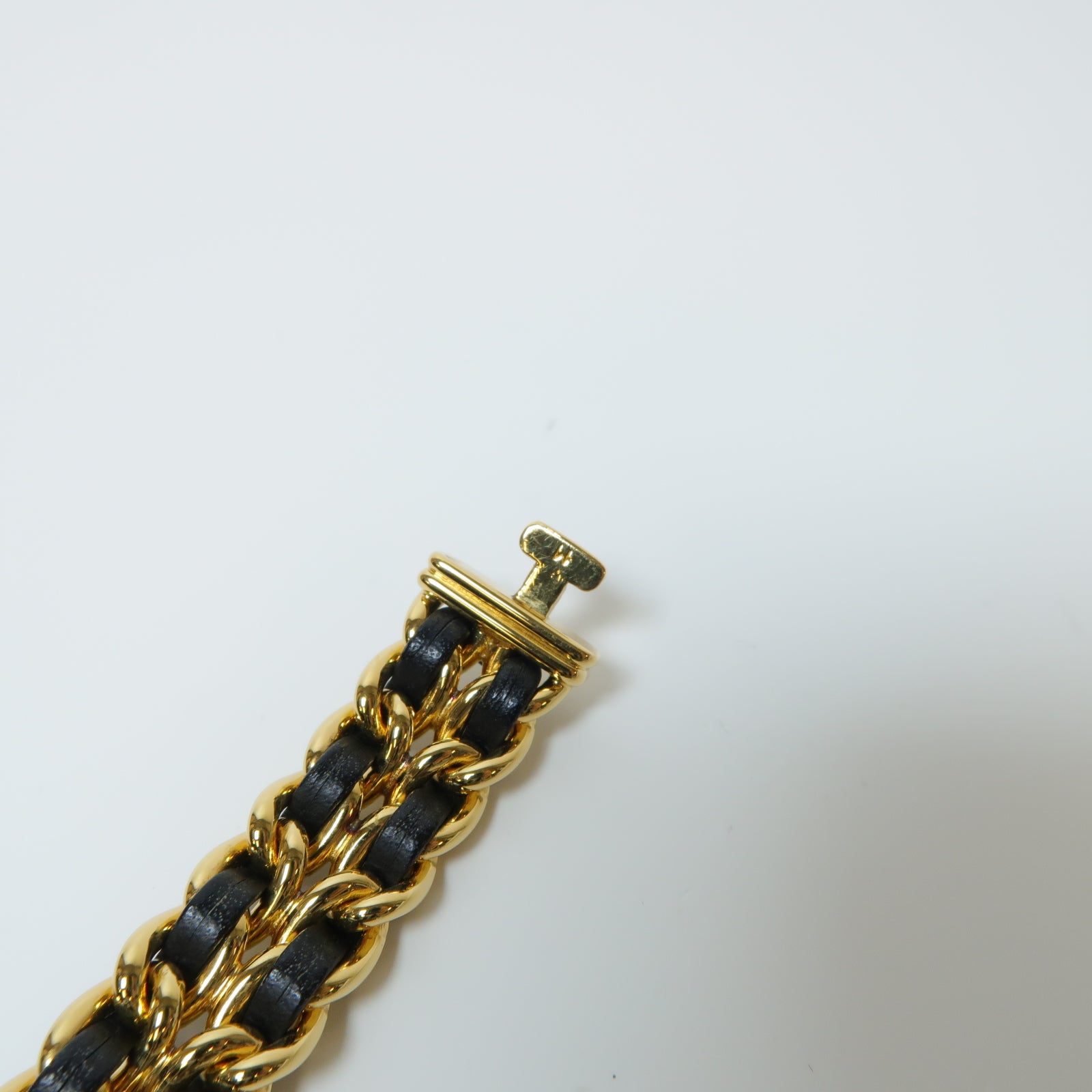 CHANEL Premiere M鍍金手錶石英機芯黑色