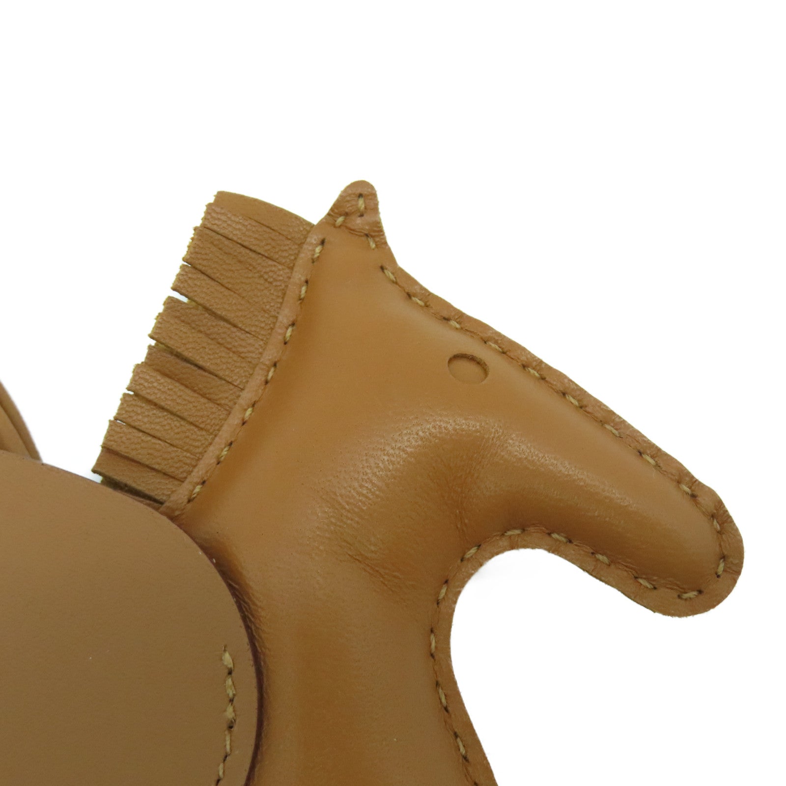 HERMES 【激減優惠】Swift皮革Rodeo Pegase MM Charm掛飾啡色