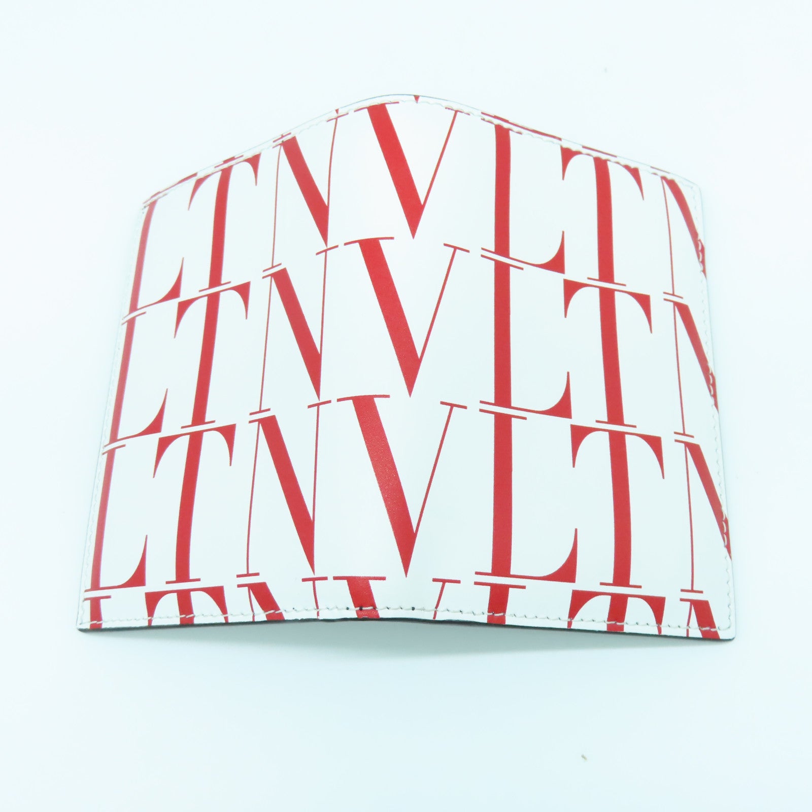 Valentino 牛皮皮革Card Holder卡片套白色