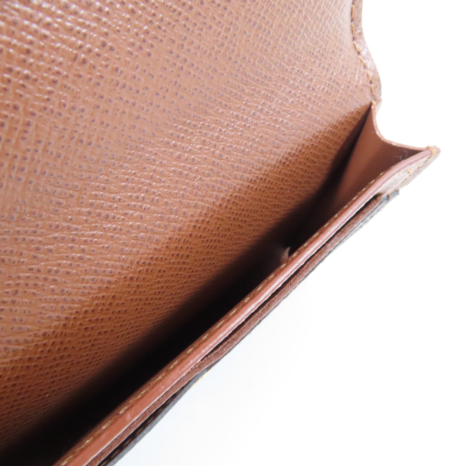 LOUIS VUITTON Monogram Enveloppe CARTE De Visite金扣卡片套啡色